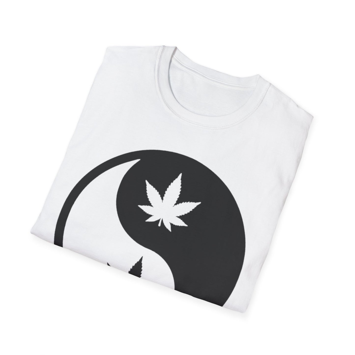 Ying Yang Weed T-Shirt Printify T-Shirt Rhythm & Drip Apparel