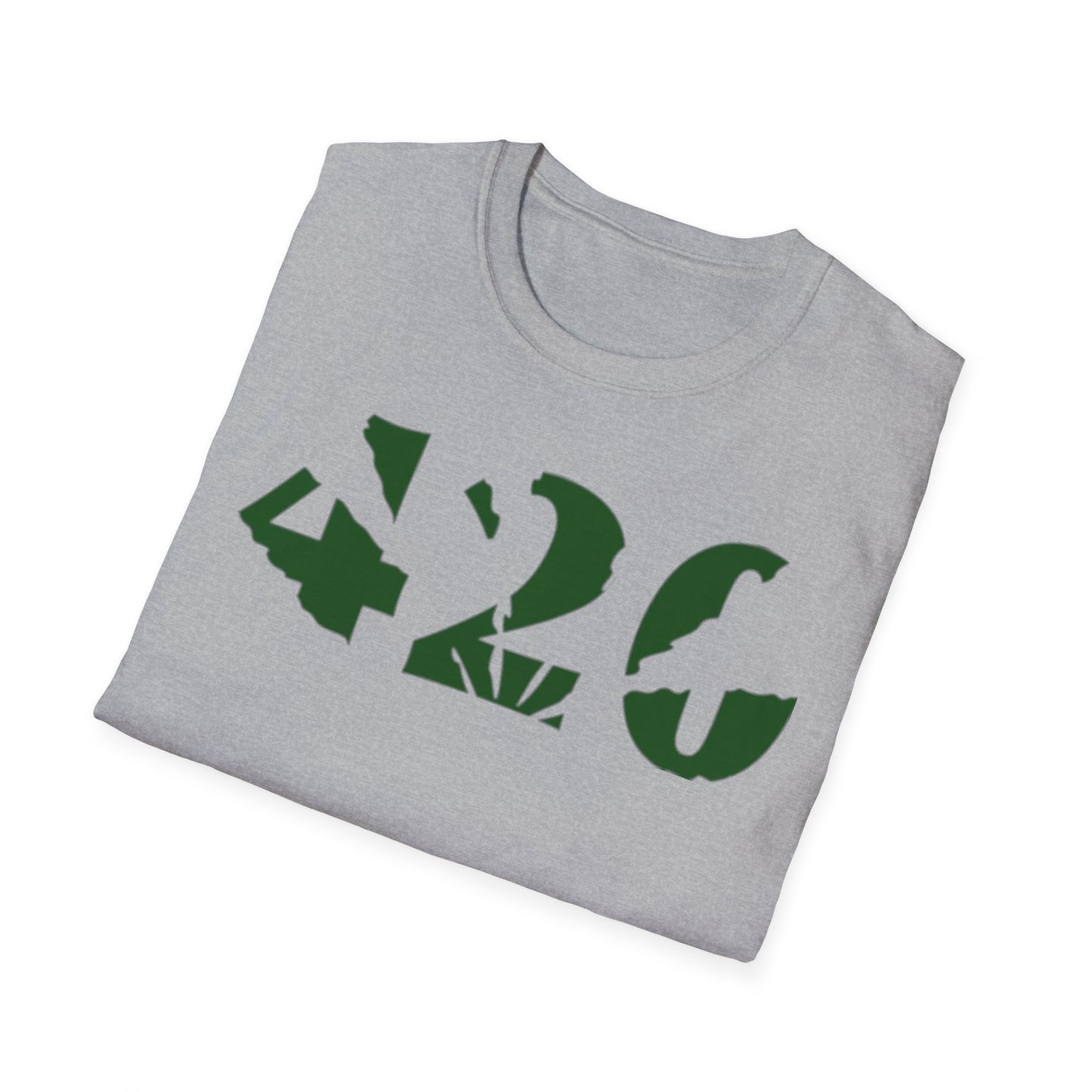 420 Green Leaf T-Shirt Printify T-Shirt Rhythm & Drip Apparel