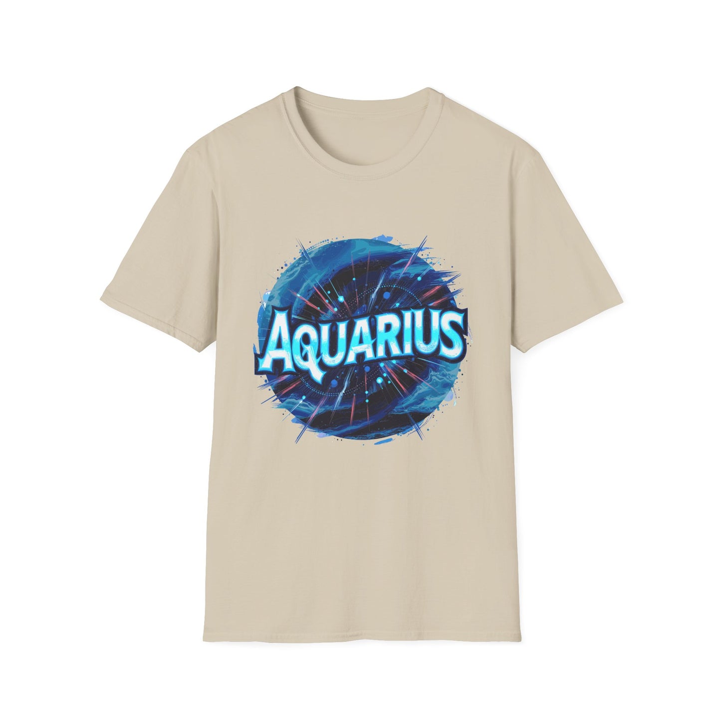 Aquarius T-Shirt Sand Printify T-Shirt Rhythm & Drip Apparel