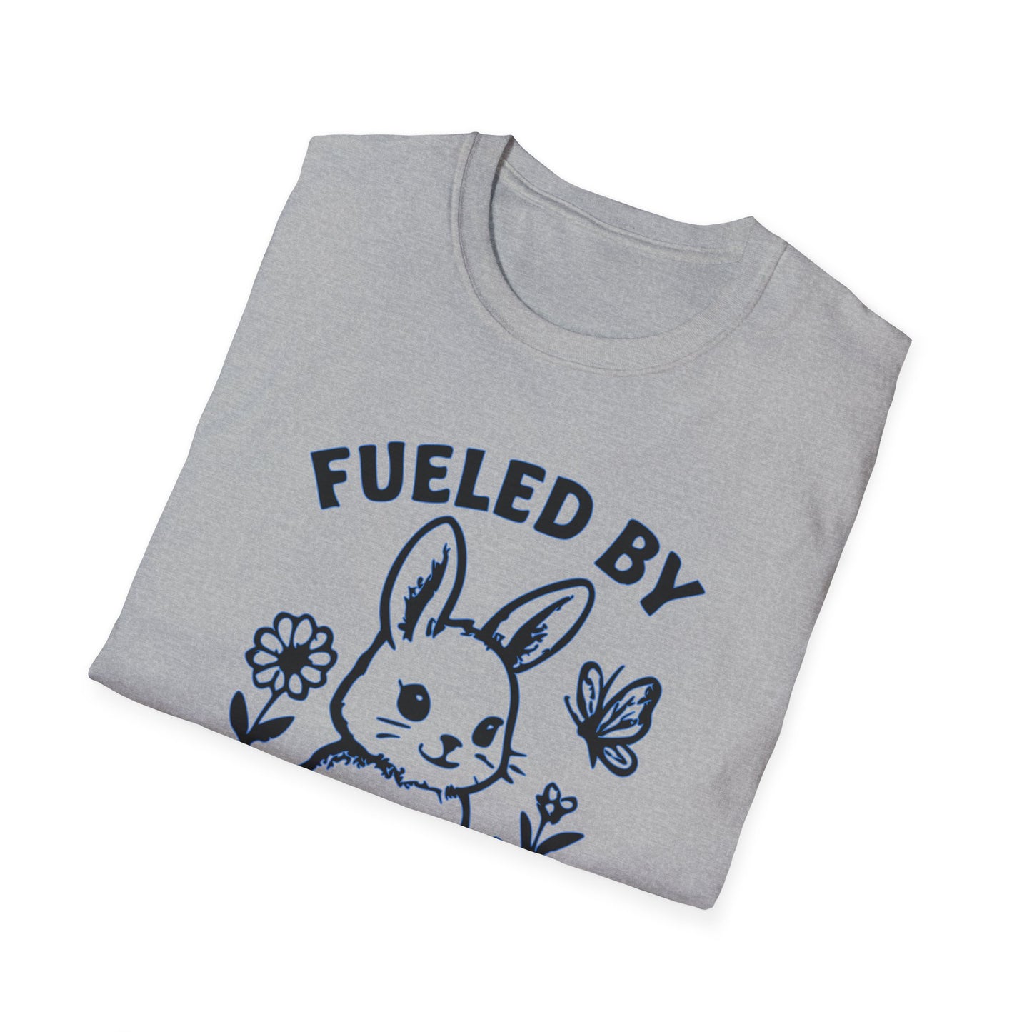 Funny Fueled By Spite Bunny T-Shirt| Cute Graphic Tee, Unisex Shirt, Gift for Animal Lovers, Casual Wear, Funny Apparel Printify T-Shirt Rhythm & Drip Apparel