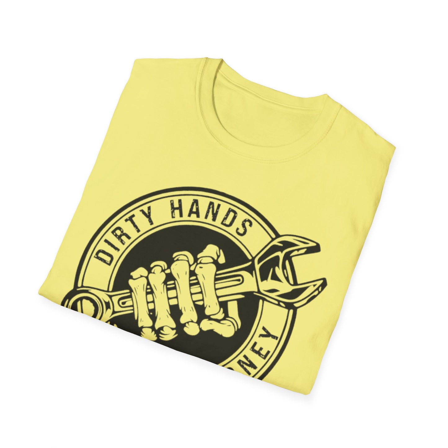Dirty Hands Clean Money Unisex T-Shirt Printify T-Shirt Rhythm & Drip Apparel