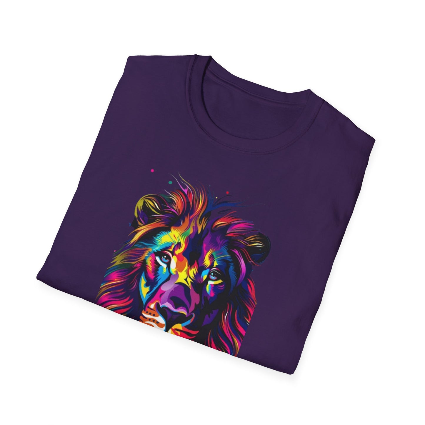 Vibrant Lion Graphic T-Shirt Printify T-Shirt Rhythm & Drip Apparel