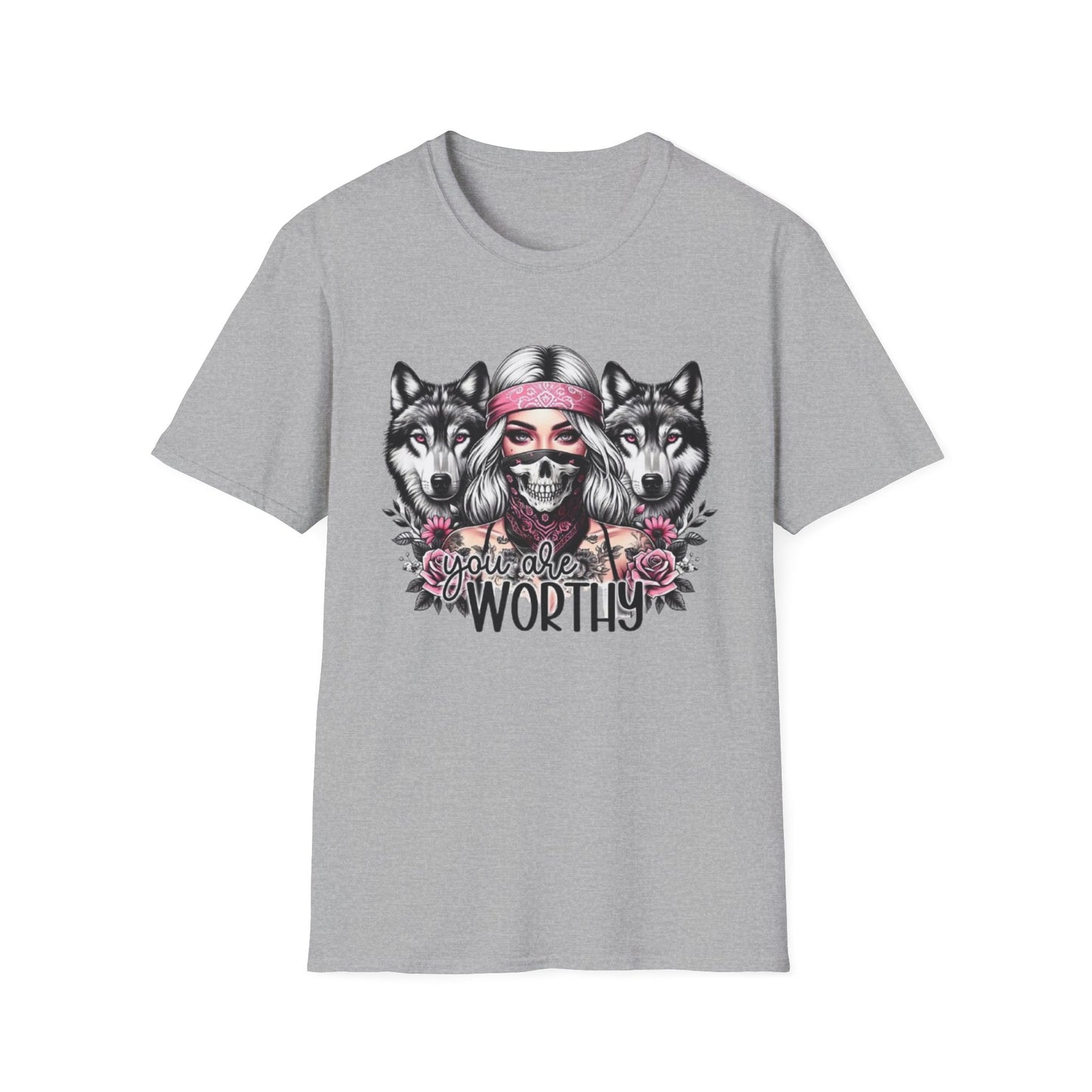 Worthy T-Shirt Sport Grey Printify T-Shirt Rhythm & Drip Apparel