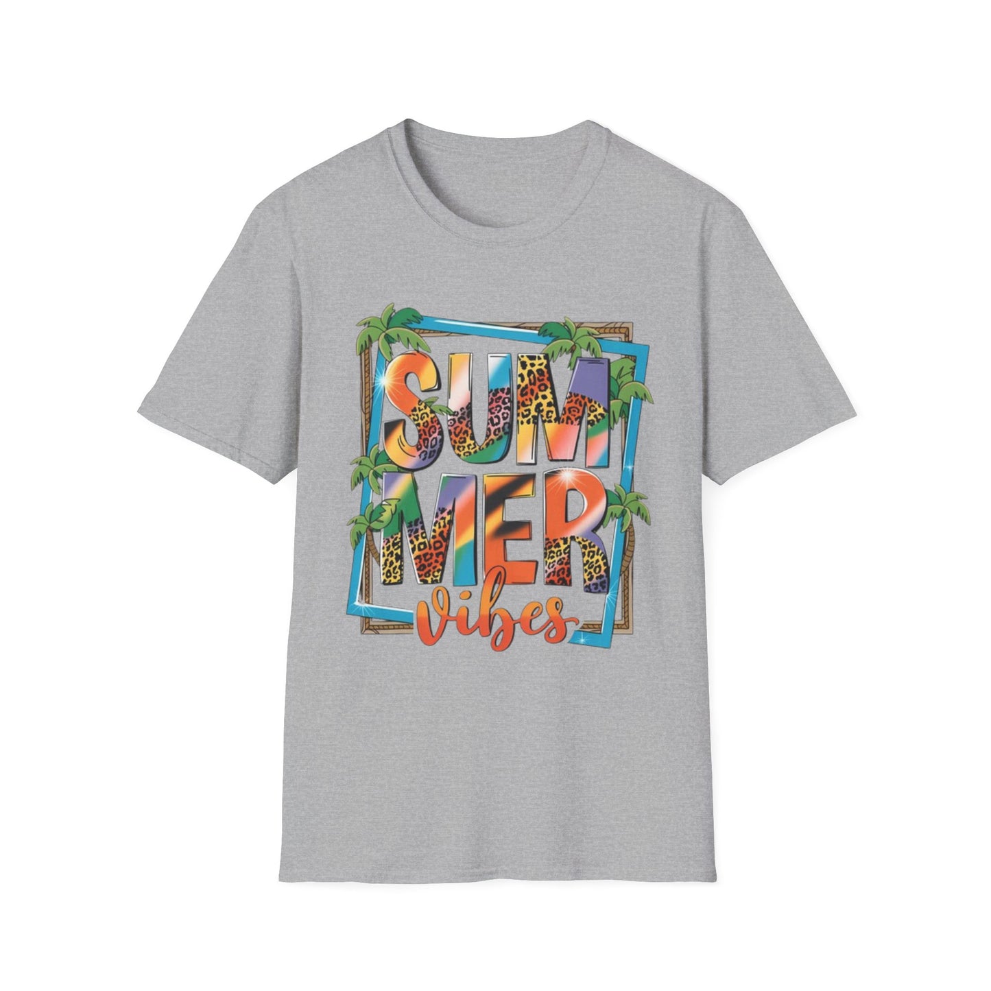 Summer- Summer Vibes T-Shirt Sport Grey Printify T-Shirt Rhythm & Drip Apparel