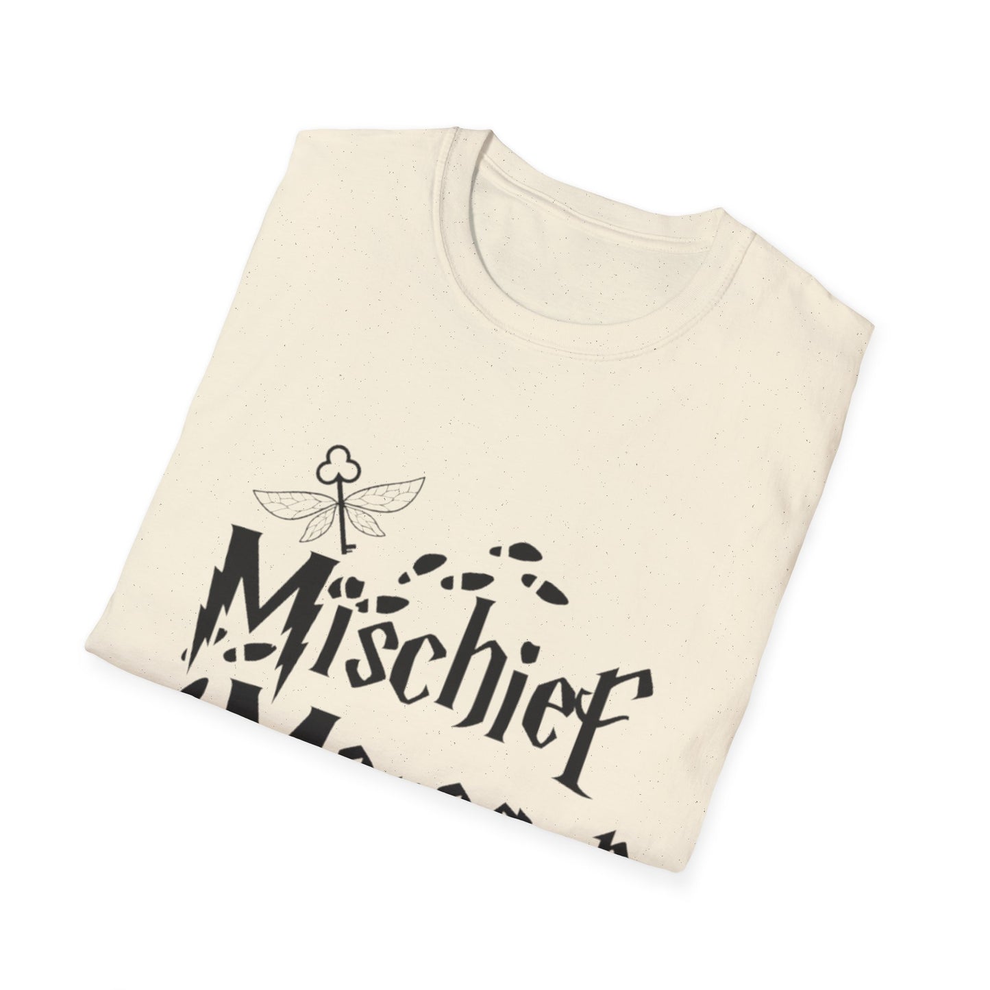 Mischief Manager Unisex Softstyle T-Shirt - Playful and Trendy Statement Tee