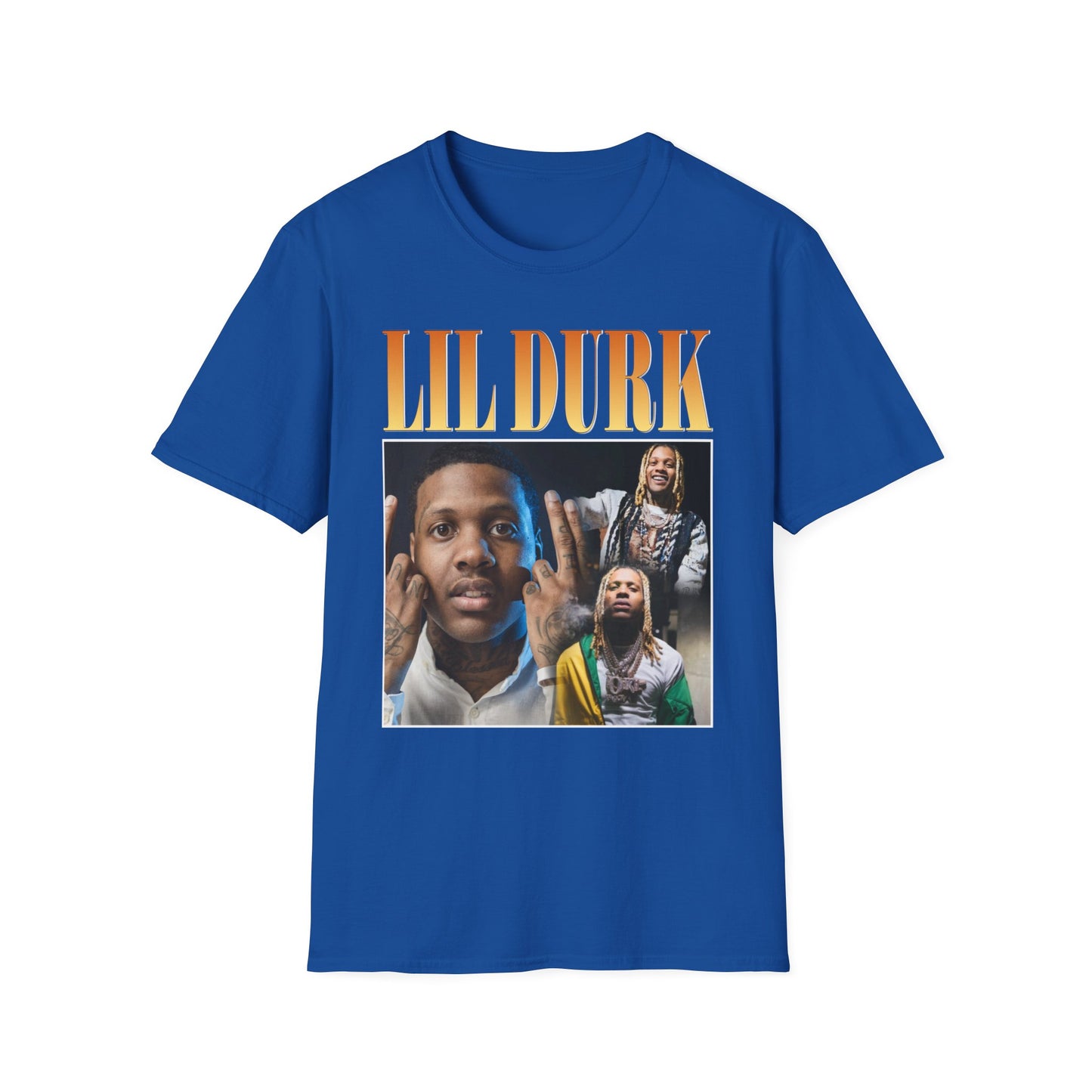 Lil Durk Graphic Unisex Softstyle T-Shirt - Trendy Music Tee for Fans - Rhythm & Drip