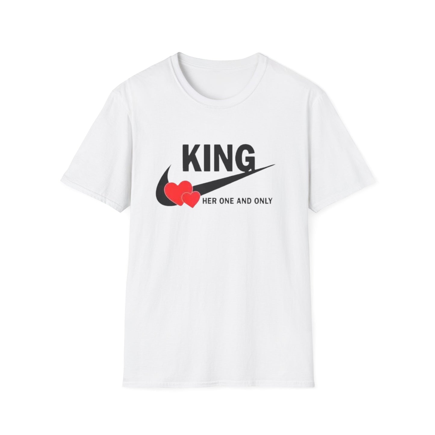 1 King Love T-Shirt White Printify T-Shirt Rhythm & Drip Apparel