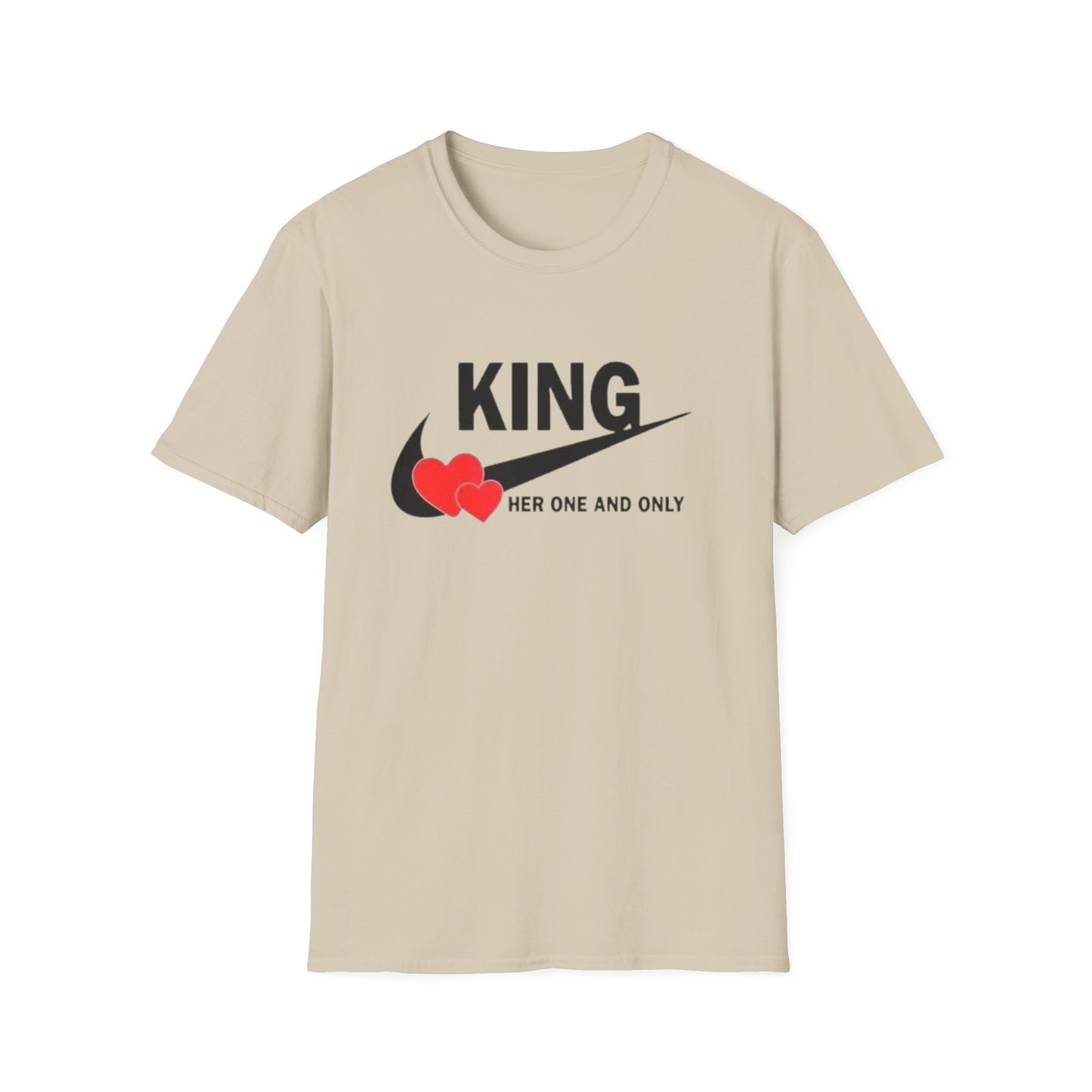 1 King Love T-Shirt Sand Printify T-Shirt Rhythm & Drip Apparel