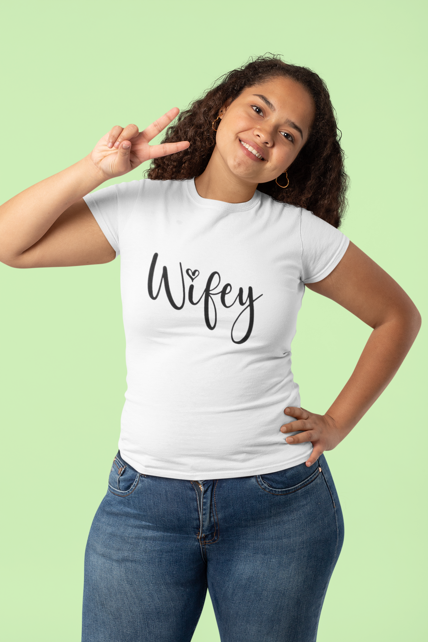 Wifey T-Shirt Printify T-Shirt Rhythm & Drip Apparel