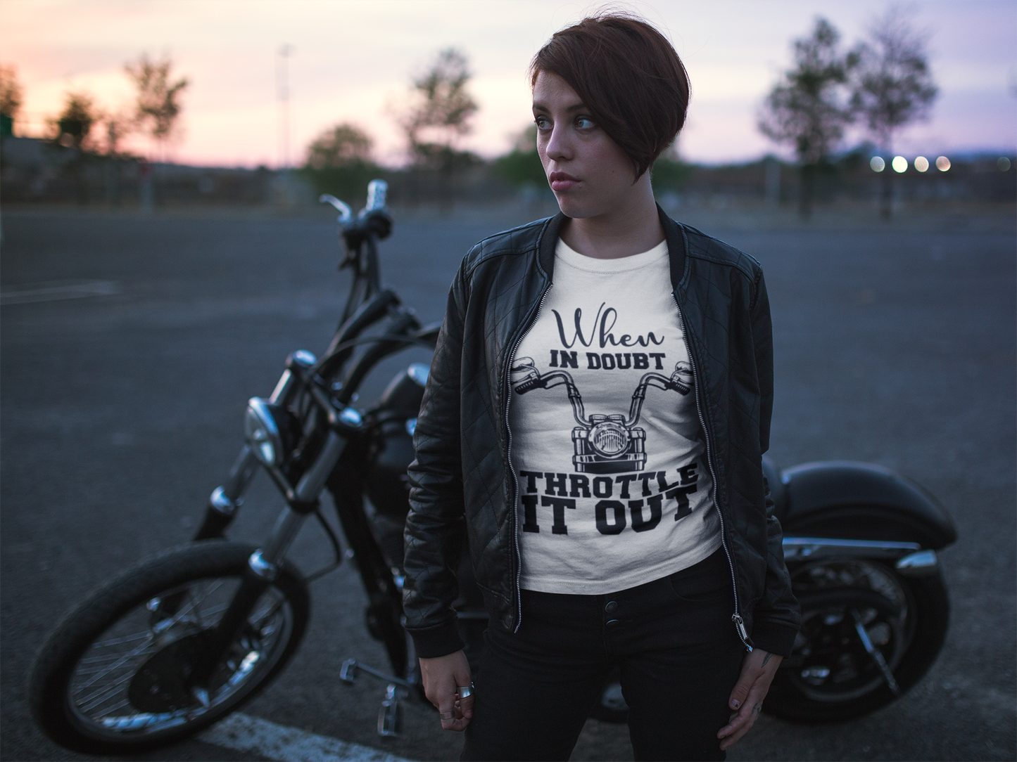 When In Doubt Throttle It Out Tee Printify T-Shirt Rhythm & Drip Apparel