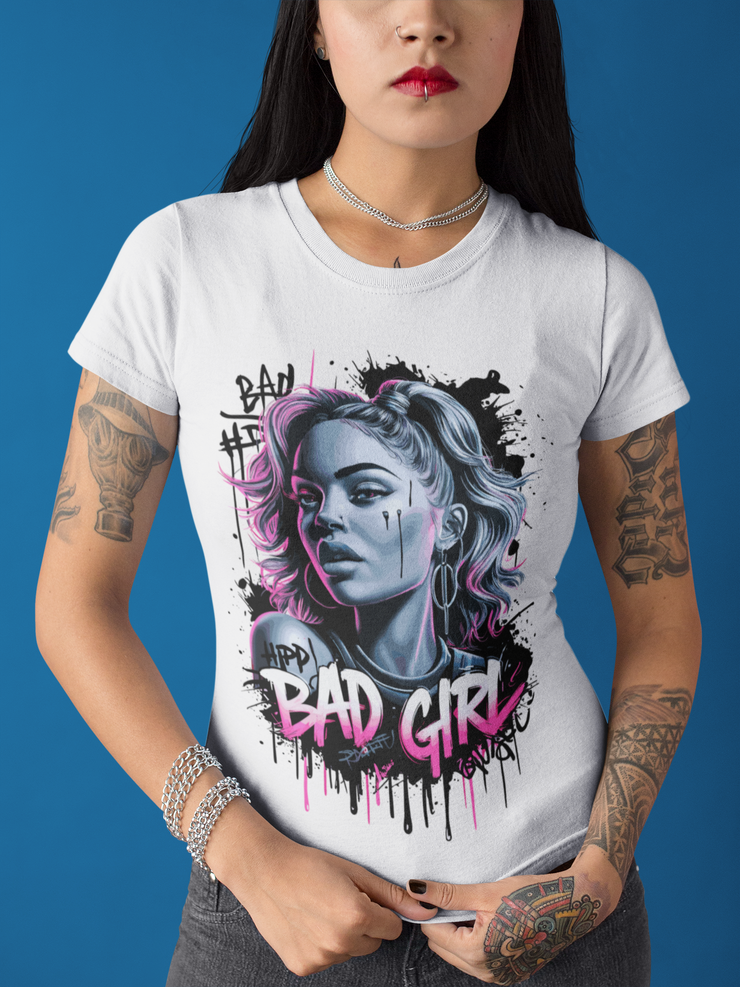 Bad Girl Graphic T-Shirt Printify T-Shirt Rhythm & Drip Apparel