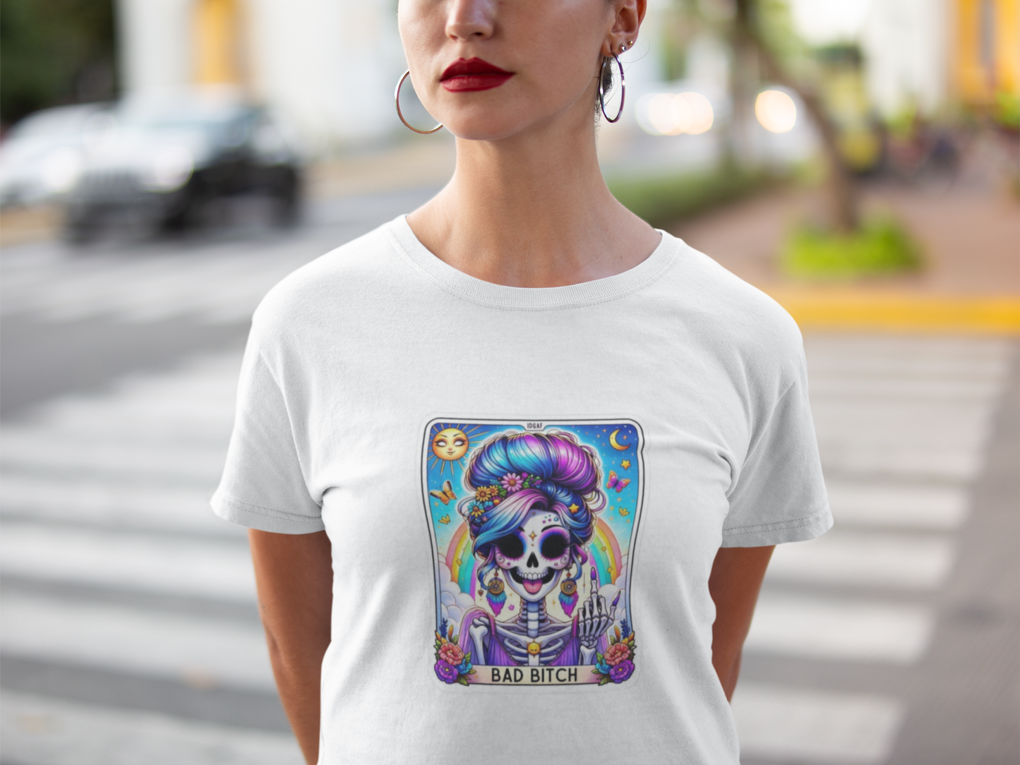 Bad Bitch- Tarot T-Shirt Printify T-Shirt Rhythm & Drip Apparel
