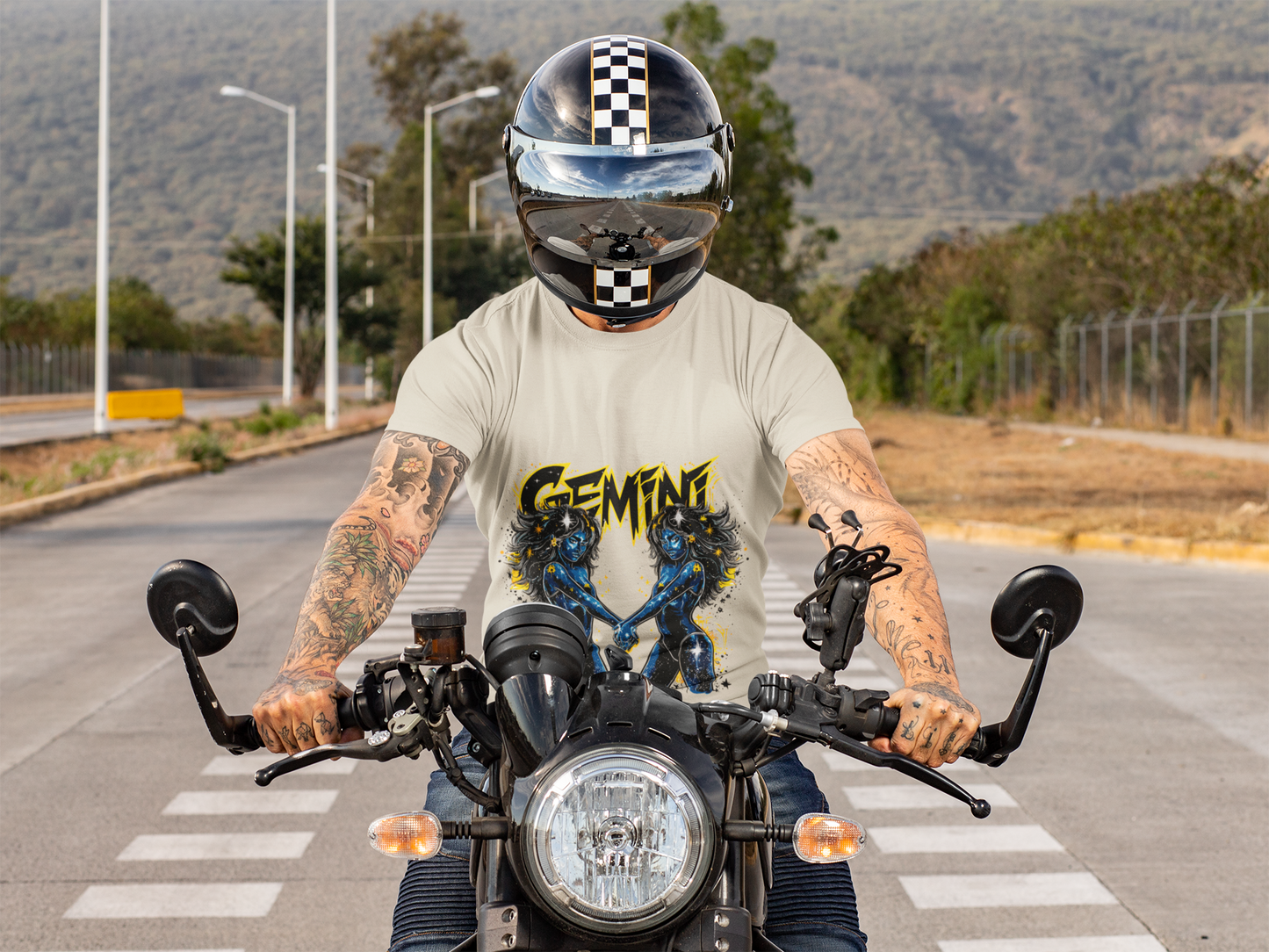 Gemini Zodiac T-Shirt Printify T-Shirt Rhythm & Drip Apparel