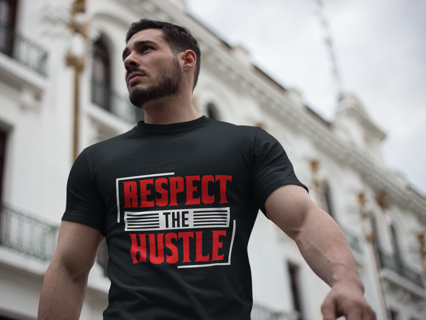 Respect the Hustle T-Shirt Printify T-Shirt Rhythm & Drip Apparel