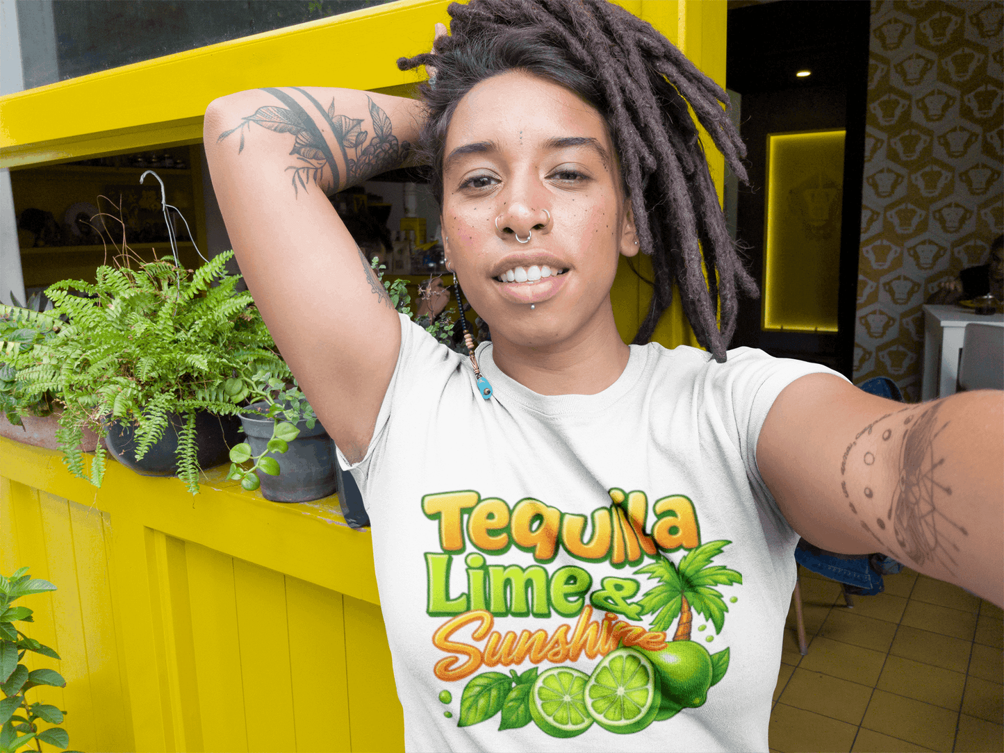 Summer- Tequila Lime & Sunshine Printify T-Shirt Rhythm & Drip Apparel