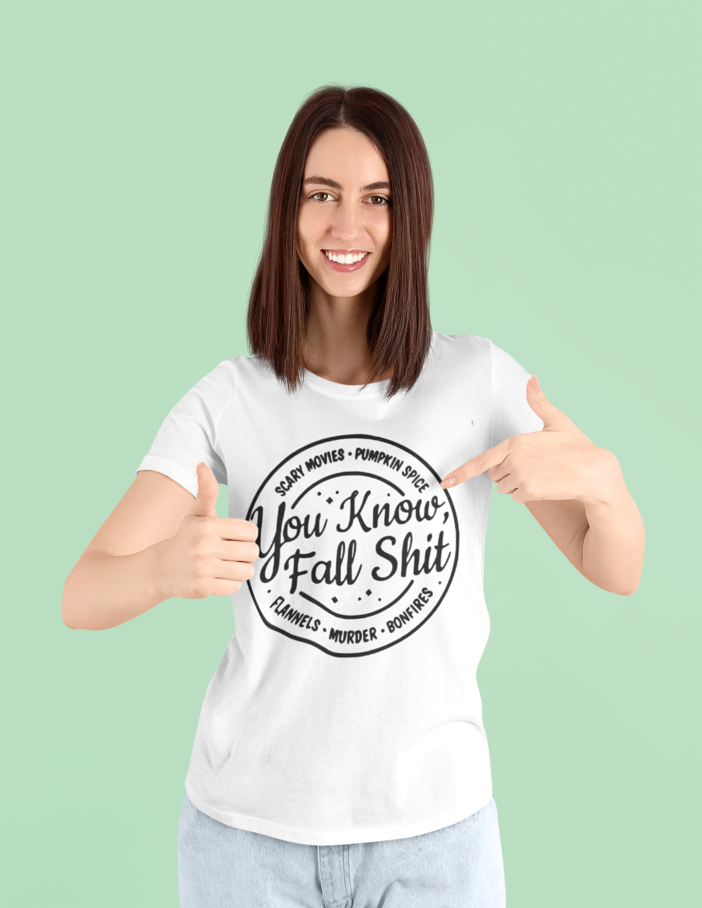 Fall- Fall Shit T-Shirt Printify T-Shirt Rhythm & Drip Apparel