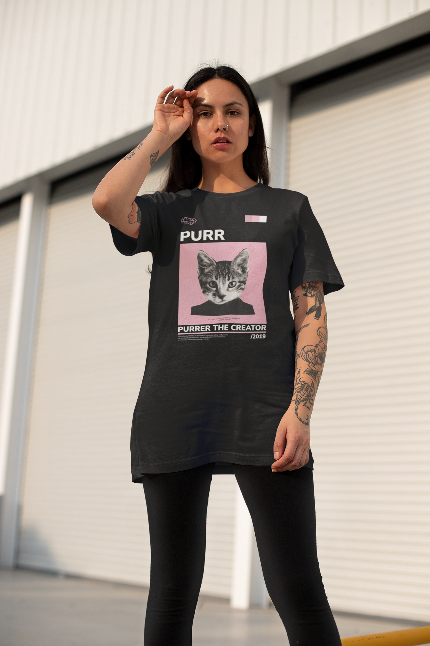 Music- Purr The Creator T-Shirt Printify T-Shirt Rhythm & Drip Apparel