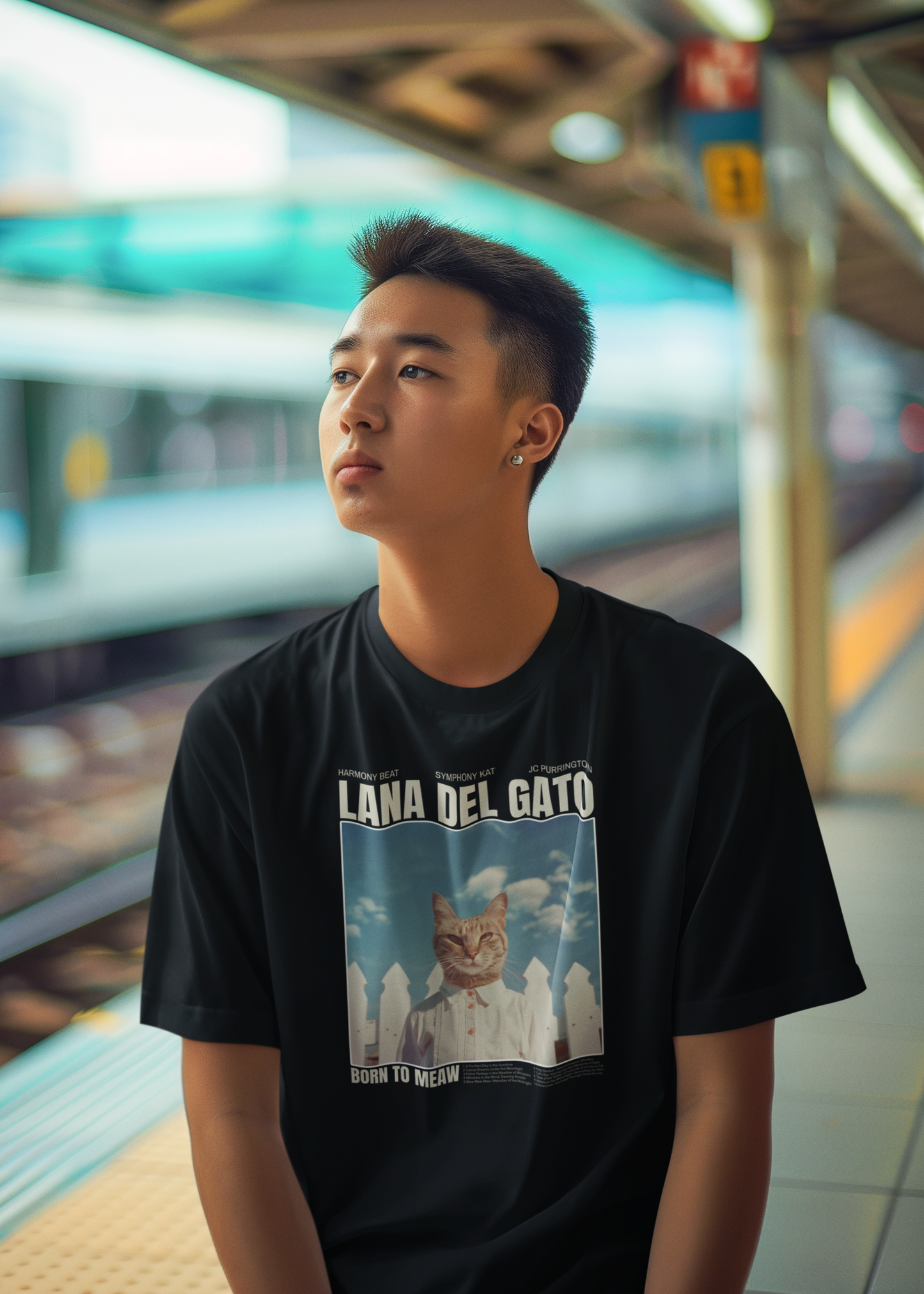 Music- Lana Del Gato Printify T-Shirt Rhythm & Drip Apparel