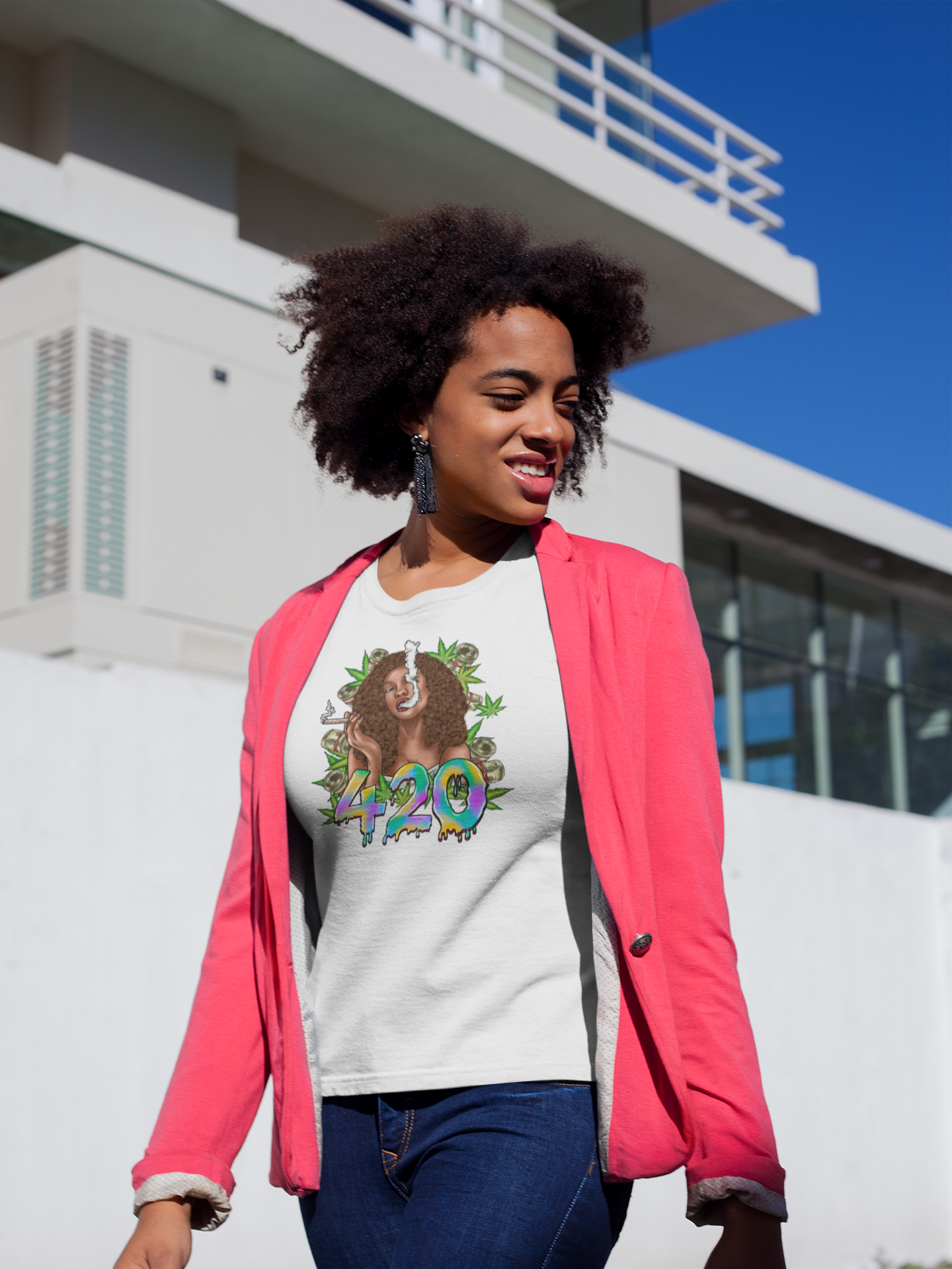 420 Babe T-Shirt Printify T-Shirt Rhythm & Drip Apparel
