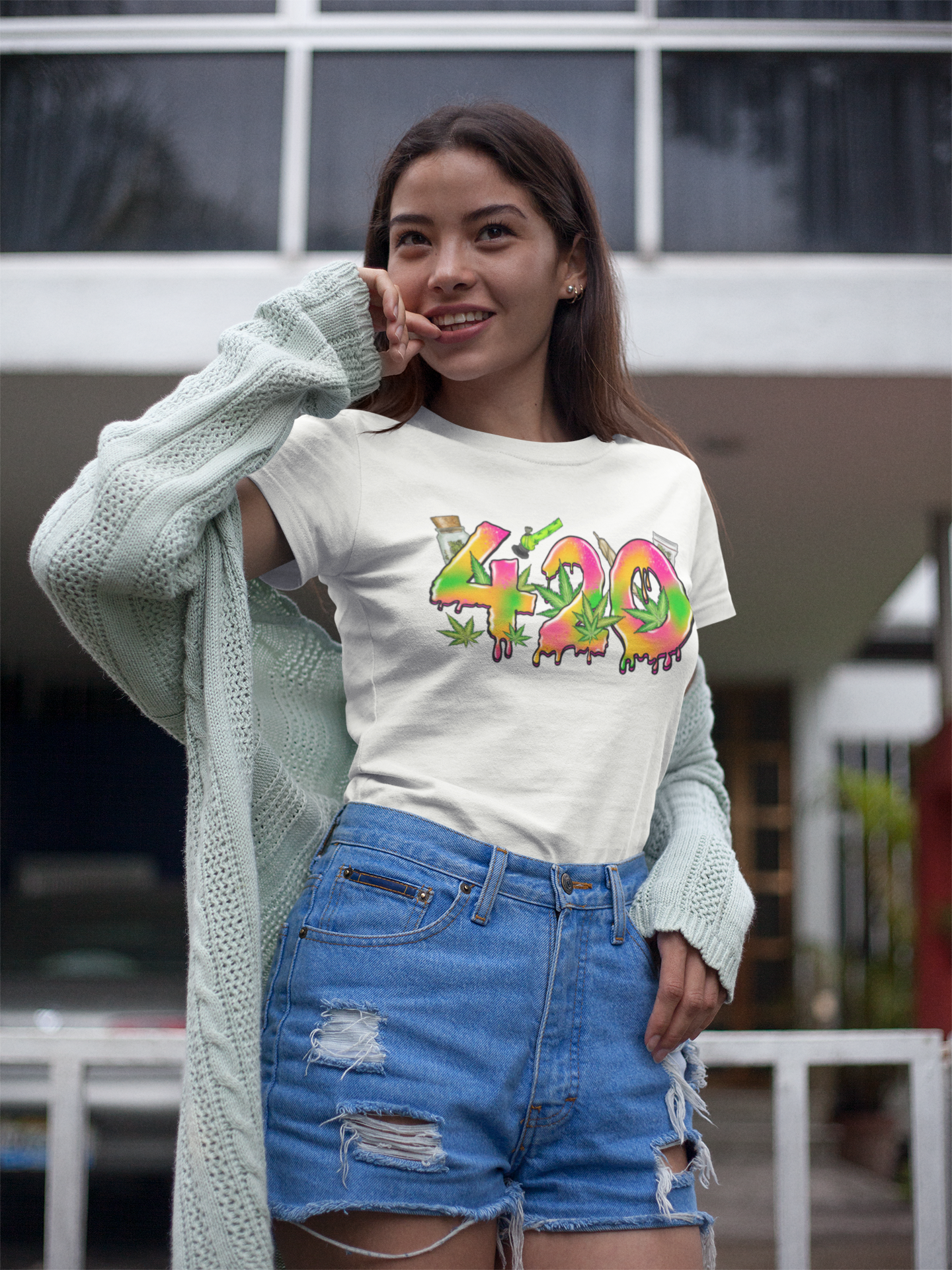 420 Graffiti T-Shirt Printify T-Shirt Rhythm & Drip Apparel