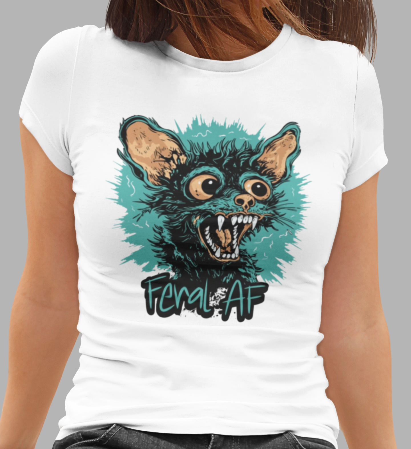 Feral AF T-Shirt Printify T-Shirt Rhythm & Drip Apparel