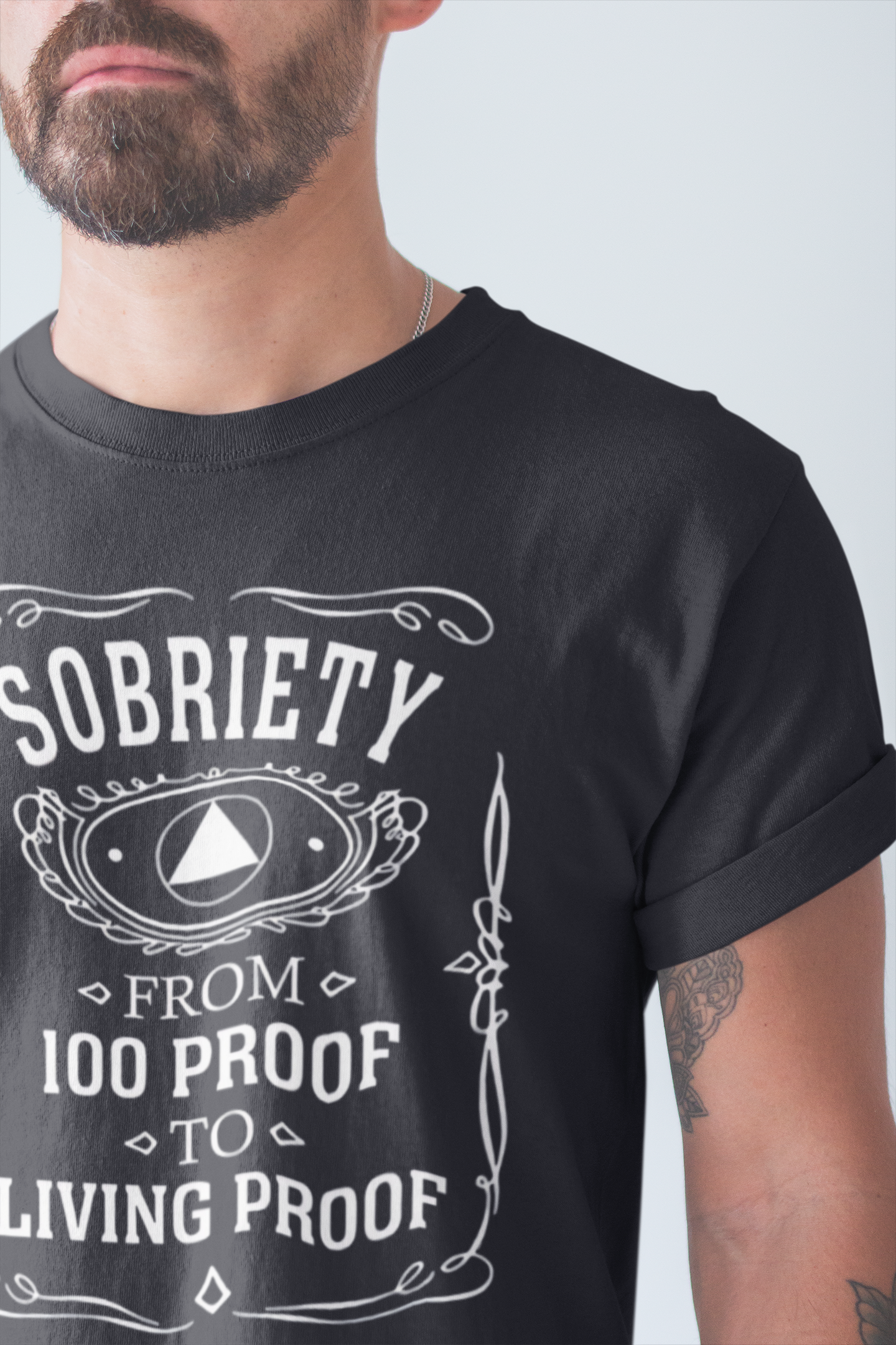 Addiction- Sobriety T-Shirt - Unisex Tee, Recovery Gift, Alcohol Awareness Apparel, Motivational Shirt, Sober Living Wear, Gift for Friends Printify T-Shirt Rhythm & Drip Apparel