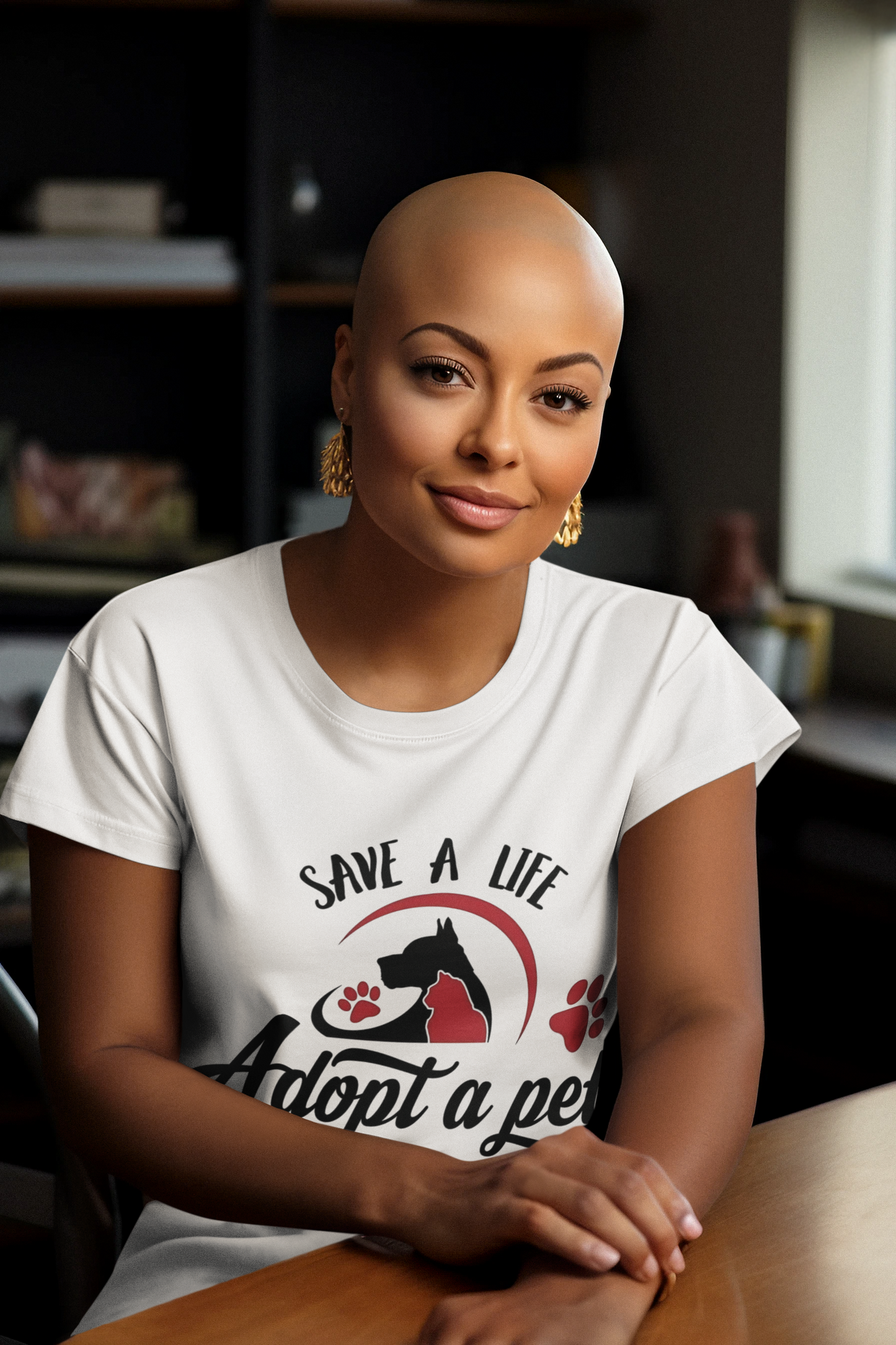 Pet Adoption Awareness T-Shirt, Save a Life Tee, Dog Lover Shirt, Animal Rescue Apparel, Unisex Softstyle Top Printify T-Shirt Rhythm & Drip Apparel