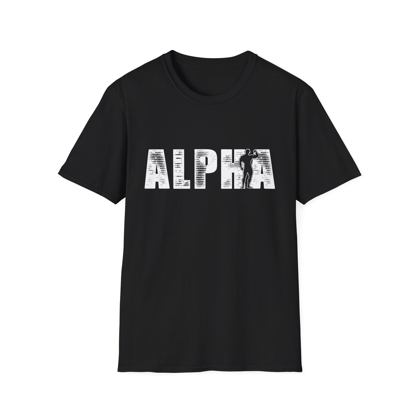 Alpha T-Shirt Black Printify T-Shirt Rhythm & Drip Apparel