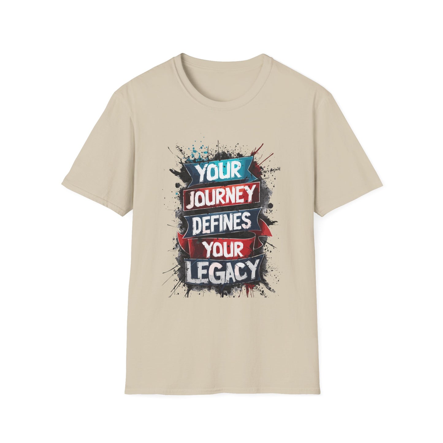 Your Journey Defines Your Legacy T-Shit Sand Printify T-Shirt Rhythm & Drip Apparel
