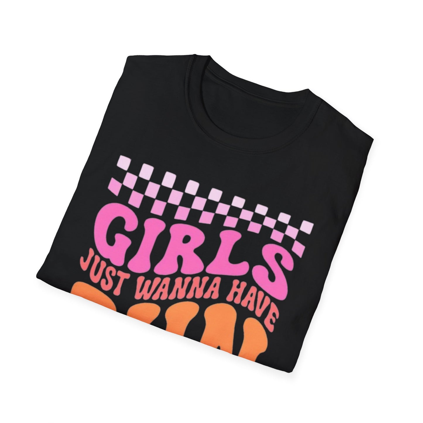 Girls Just Wanna Have Sun Unisex T-Shirt - Softstyle Summer Vibes Tee