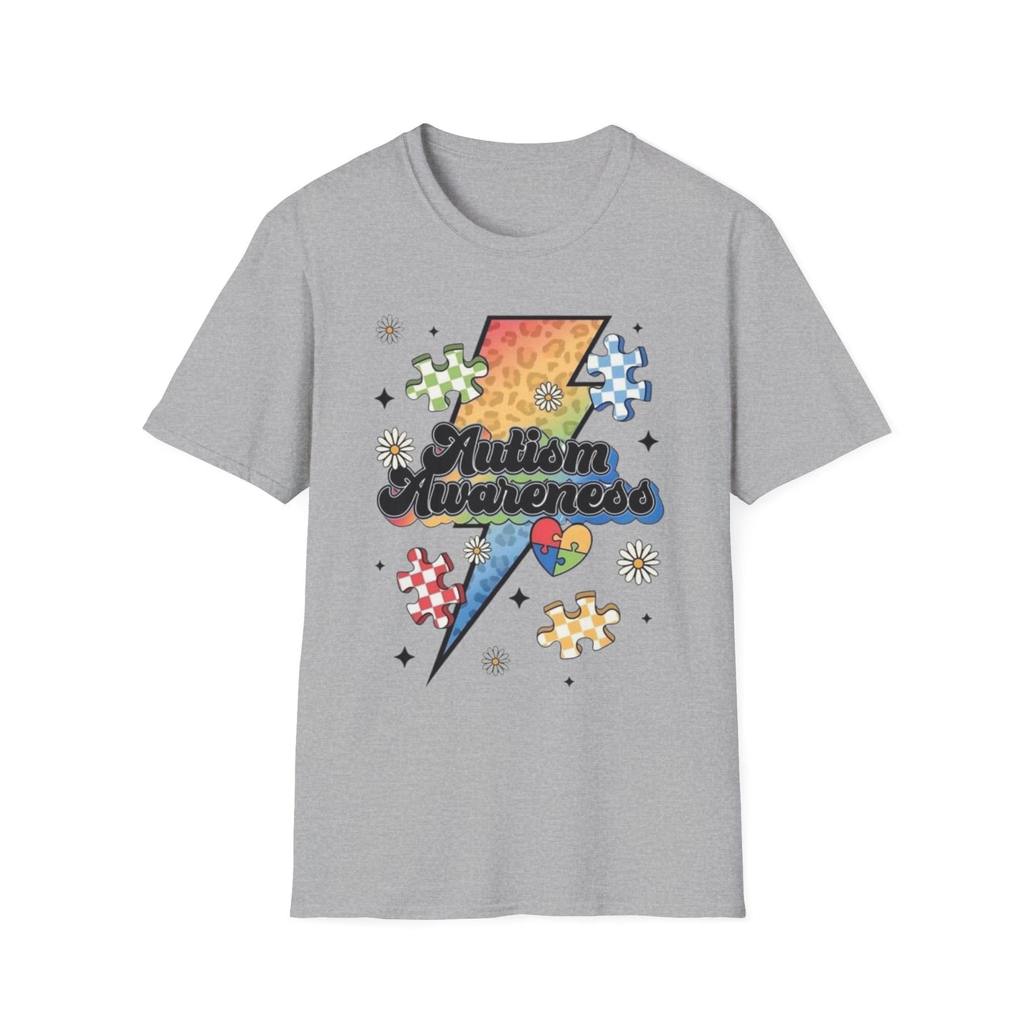 Autism Awareness T-Shirt Sport Grey Printify T-Shirt Rhythm & Drip Apparel