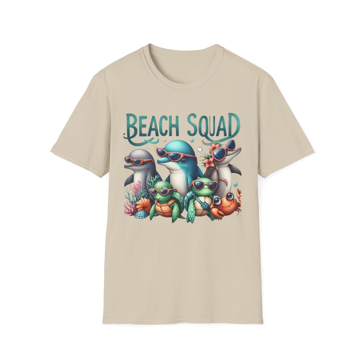 Summer- Beach Squad T-Shirt Sand Printify T-Shirt Rhythm & Drip Apparel