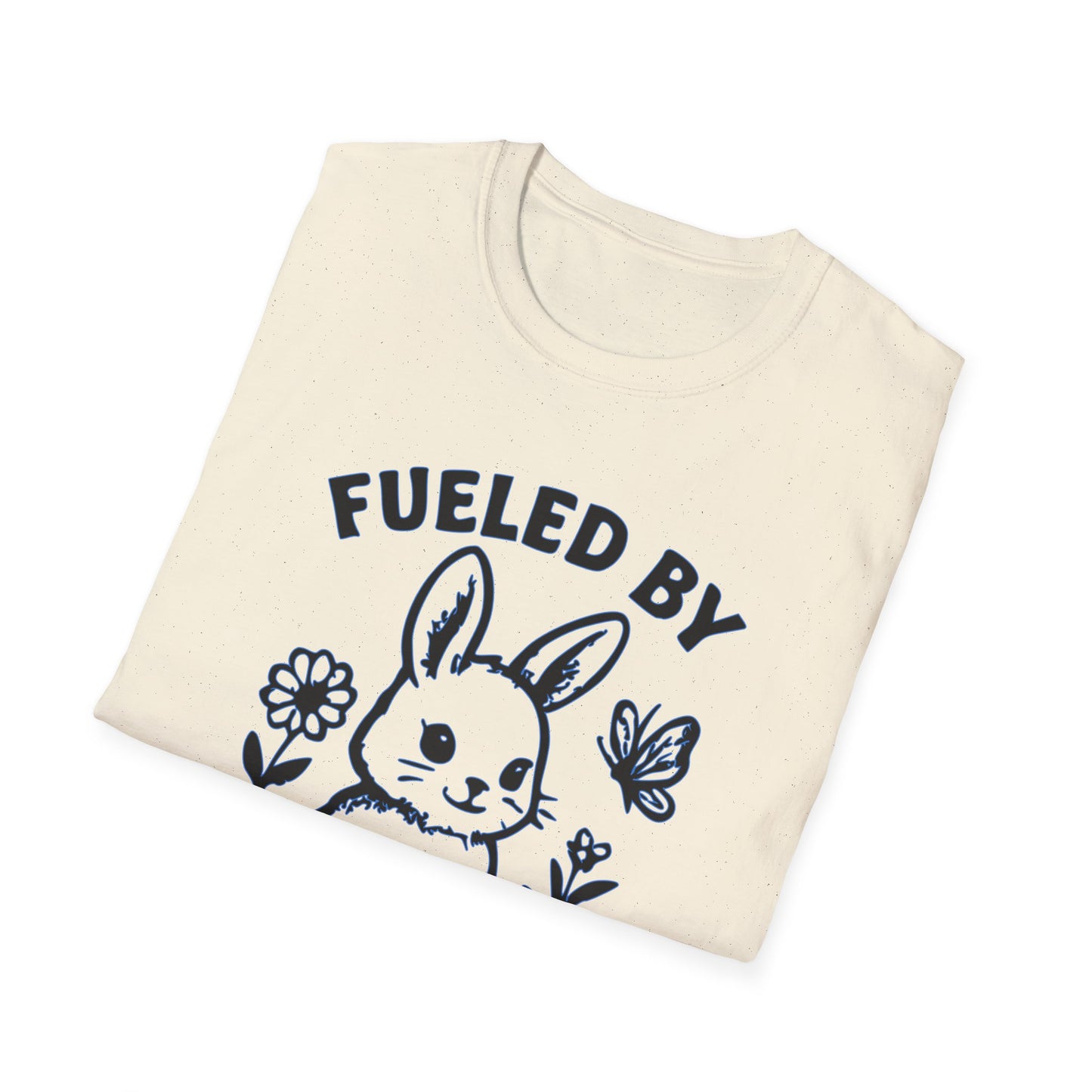Funny Fueled By Spite Bunny T-Shirt| Cute Graphic Tee, Unisex Shirt, Gift for Animal Lovers, Casual Wear, Funny Apparel Printify T-Shirt Rhythm & Drip Apparel
