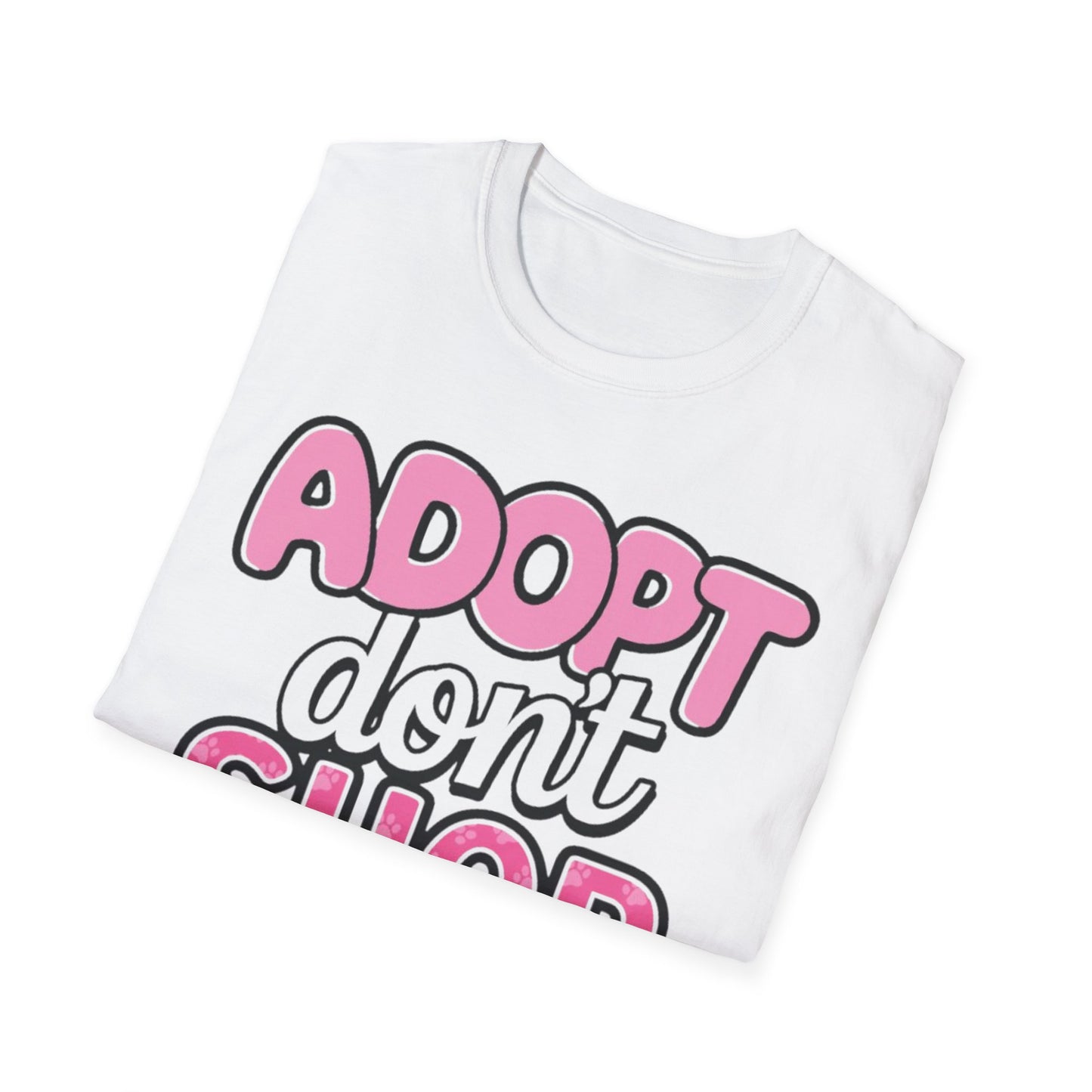 Adopt Don't Shop T-Shirt Printify T-Shirt Rhythm & Drip Apparel