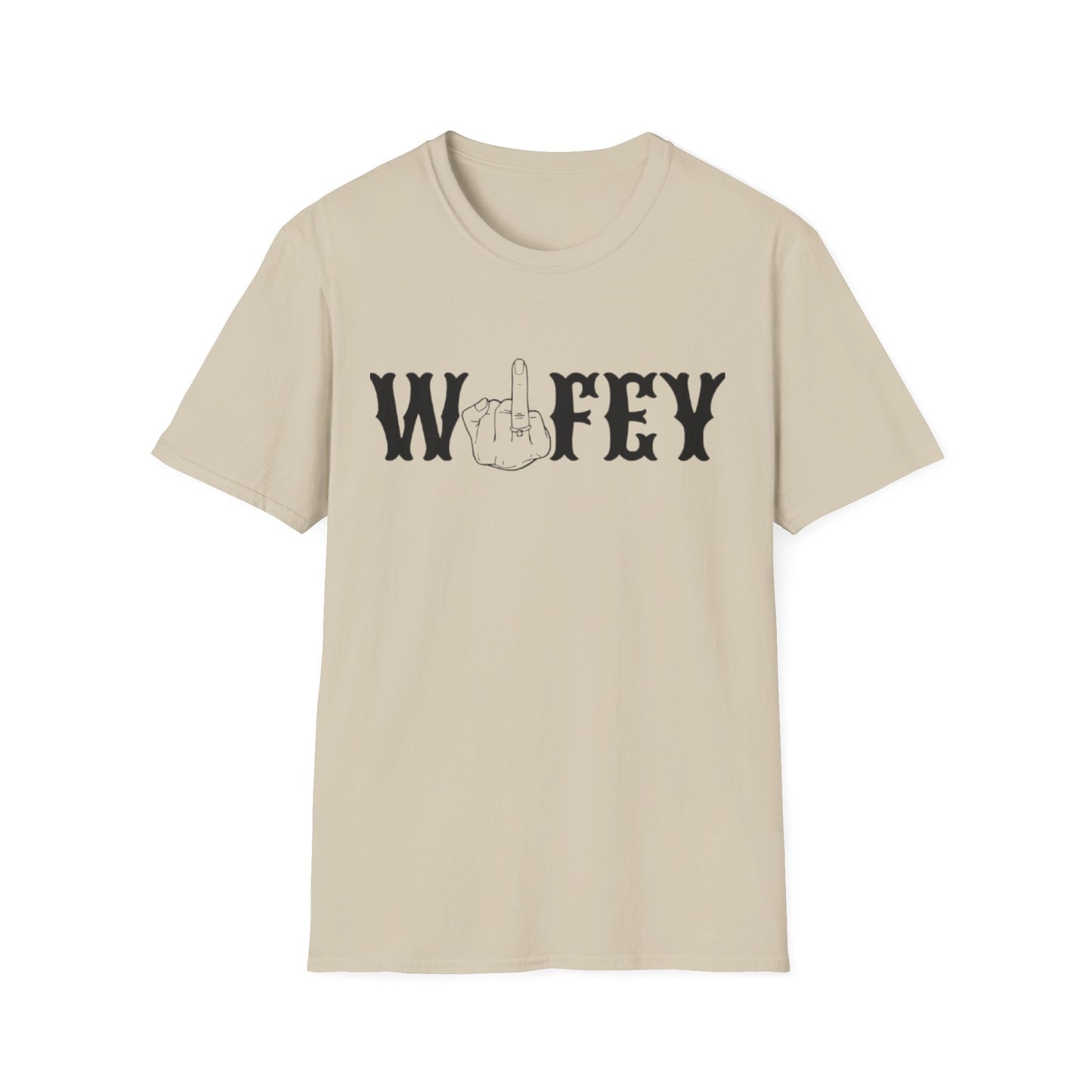 Wifey Offensive Tee Sand Printify T-Shirt Rhythm & Drip Apparel
