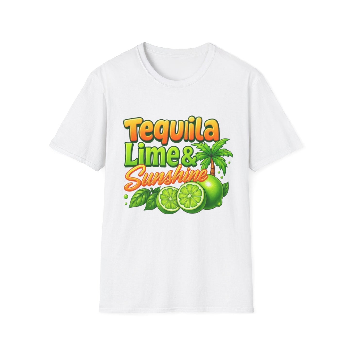 Summer- Tequila Lime & Sunshine White Printify T-Shirt Rhythm & Drip Apparel