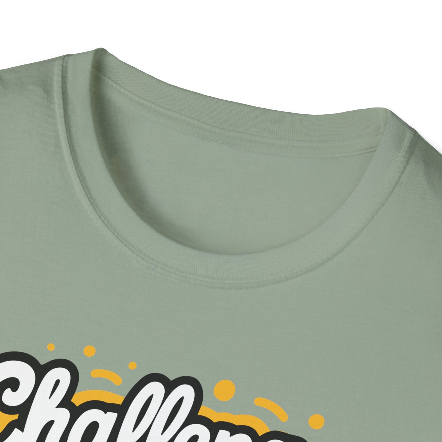 Inspirational Unisex Softstyle T-Shirt - 'Challenge Yourself Every Day, Face Your Fears'