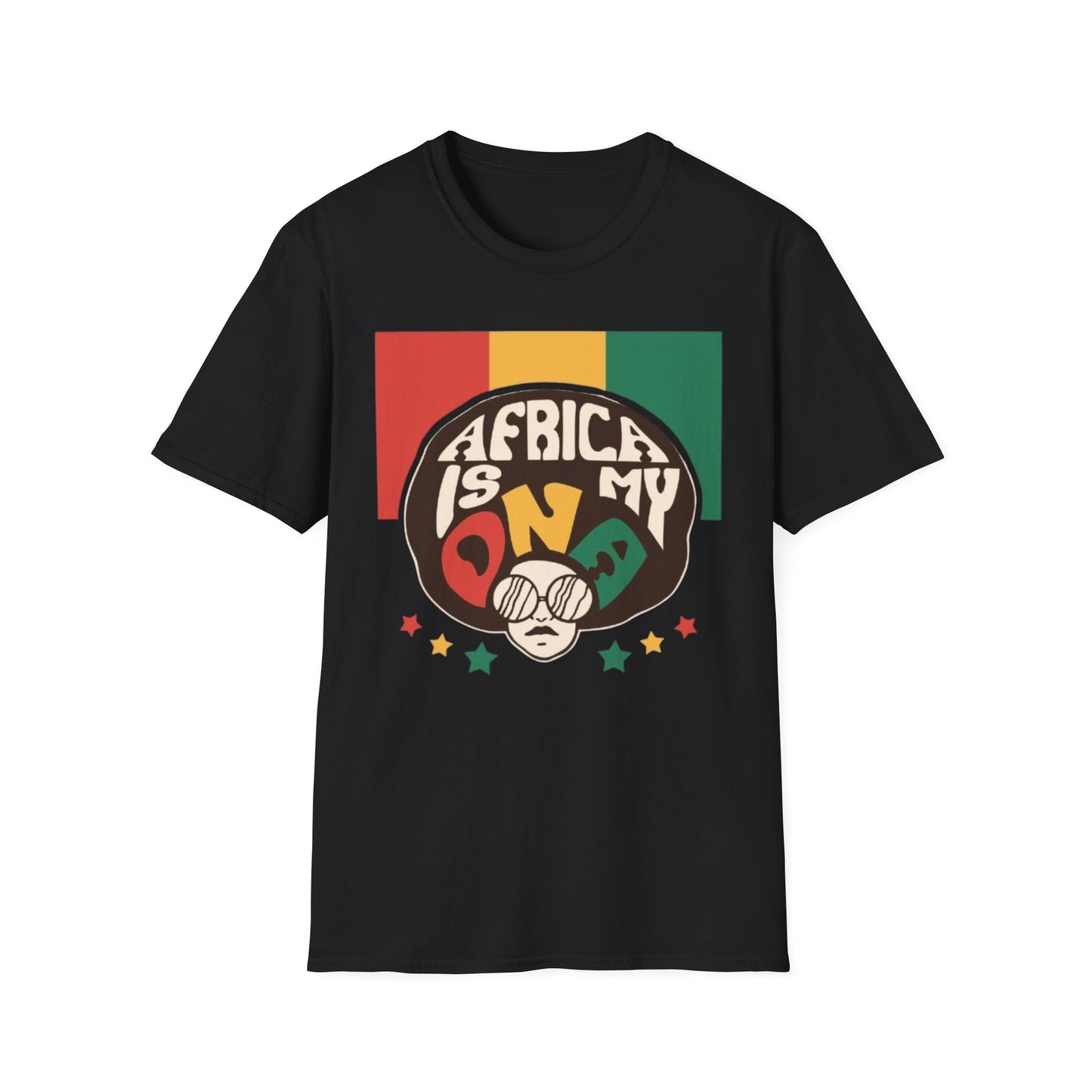 Africa Is My DNA T-Shirt Black Printify T-Shirt Rhythm & Drip Apparel