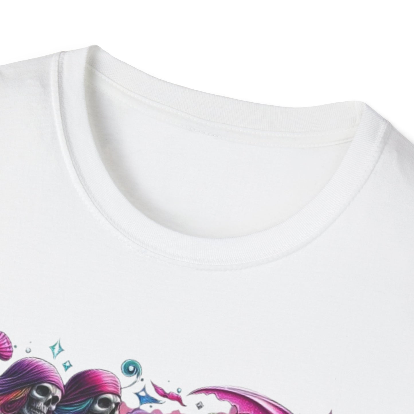 Woman & Man Skeleton Biker T-Shirt Printify T-Shirt Rhythm & Drip Apparel