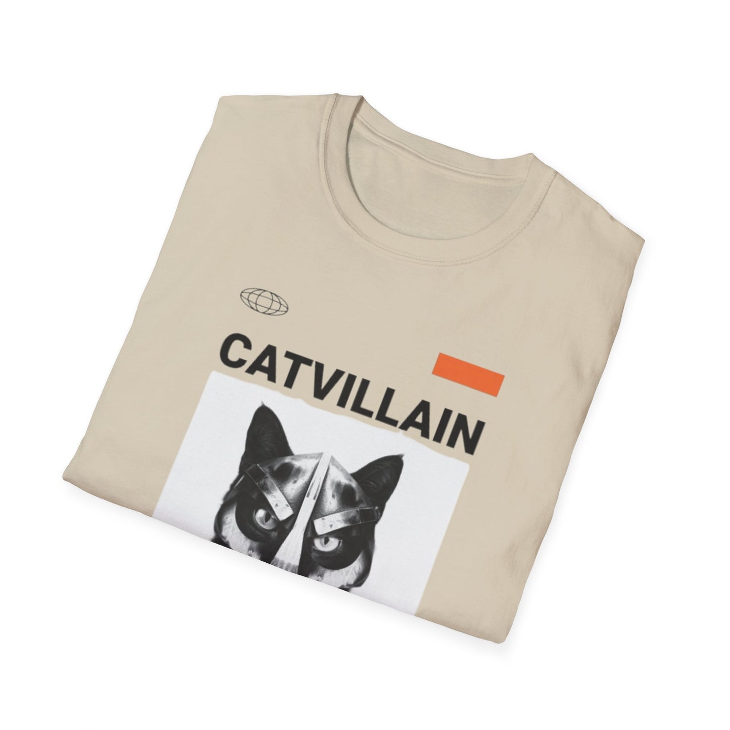 Music- Cat Villain T-Shirt Printify T-Shirt Rhythm & Drip Apparel