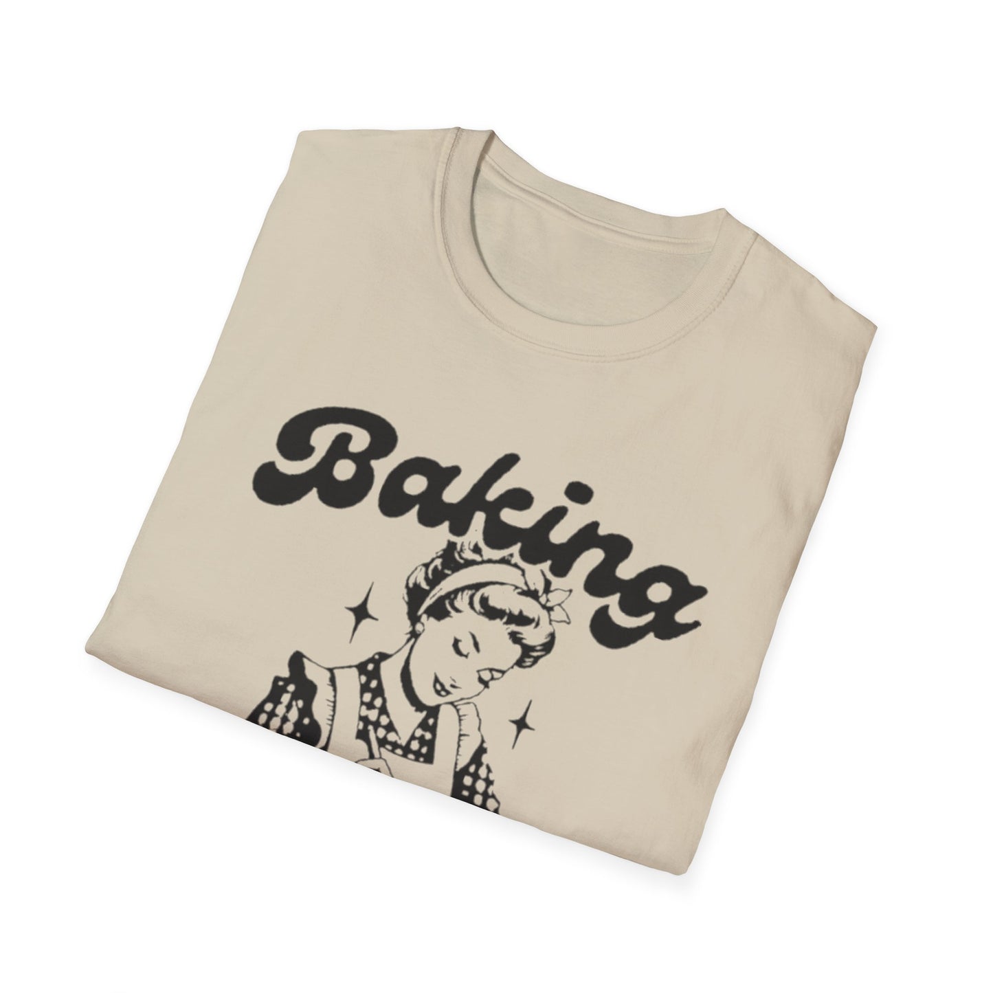 Funny Baking T-Shirt - 'Because Murder is Wrong' Unisex Softstyle Tee