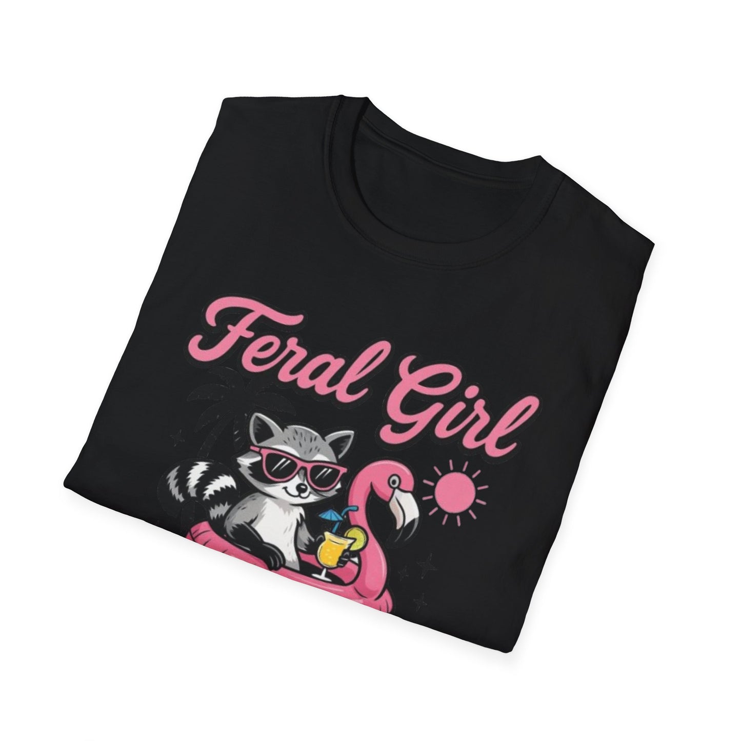 Summer- Feral Girl Summer T-Shirt Printify T-Shirt Rhythm & Drip Apparel
