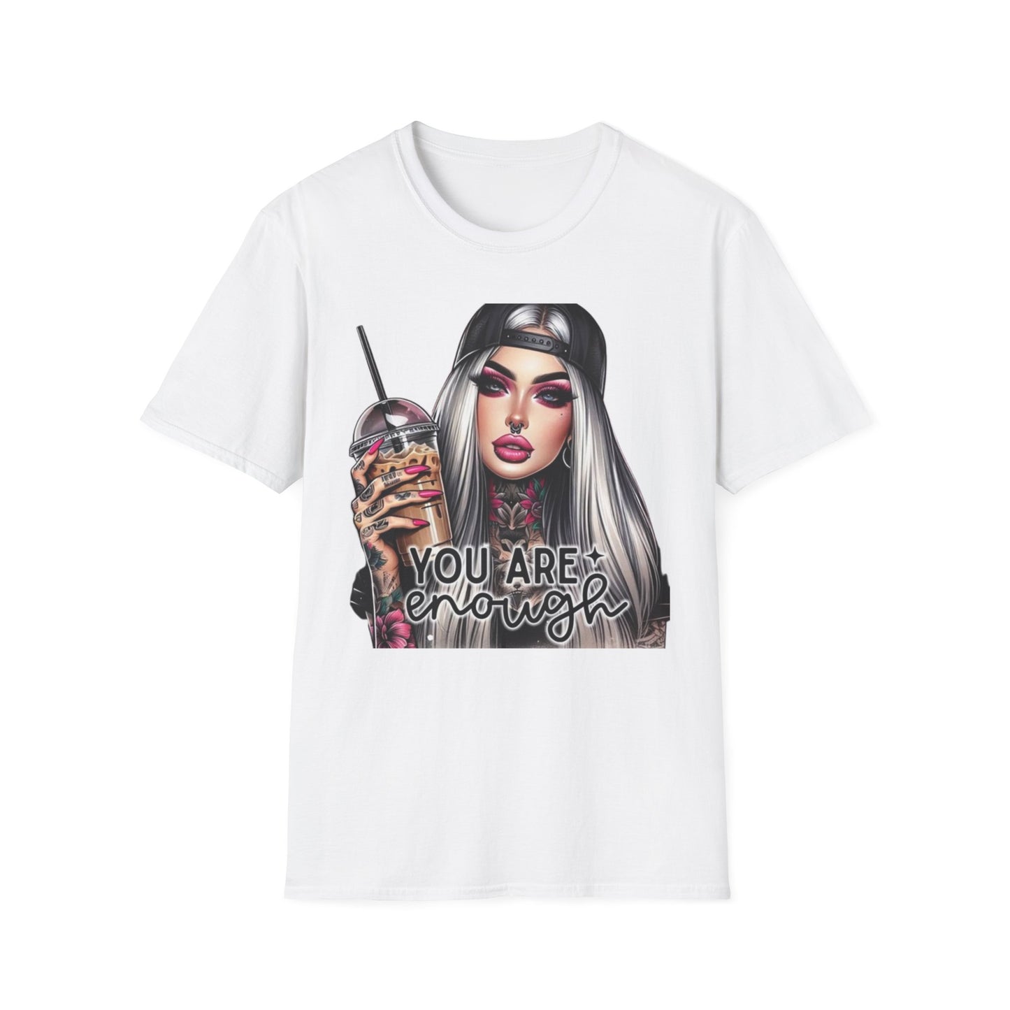 You Are Enough Shirt White Printify T-Shirt Rhythm & Drip Apparel