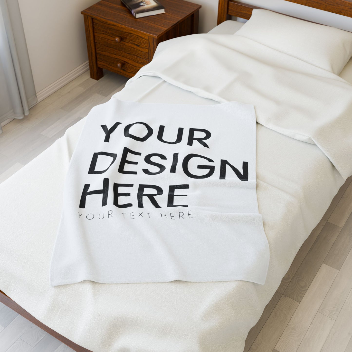 *Customizable Cozy Velveteen Plush Blanket | DO NOT CHECK OUT. EMAIL ME FIRST!! Rhythm & Drip All Over Prints Rhythm & Drip Apparel