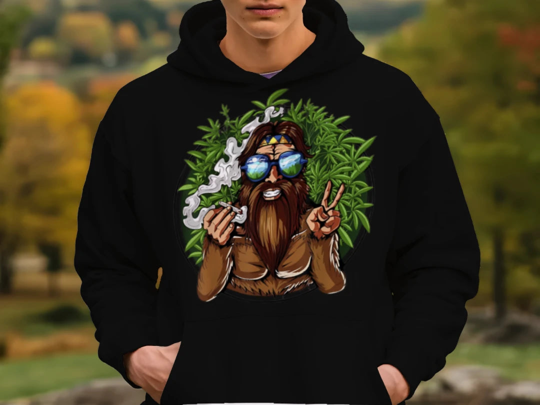 420- hippie stoner graphic hoodie with peace sign and weed art Rhythm & Drip Hoodie Rhythm & Drip Apparel