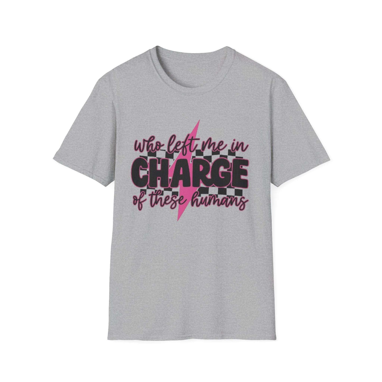 Who Left Me in Charge Of These Humas Sport Grey Printify T-Shirt Rhythm & Drip Apparel