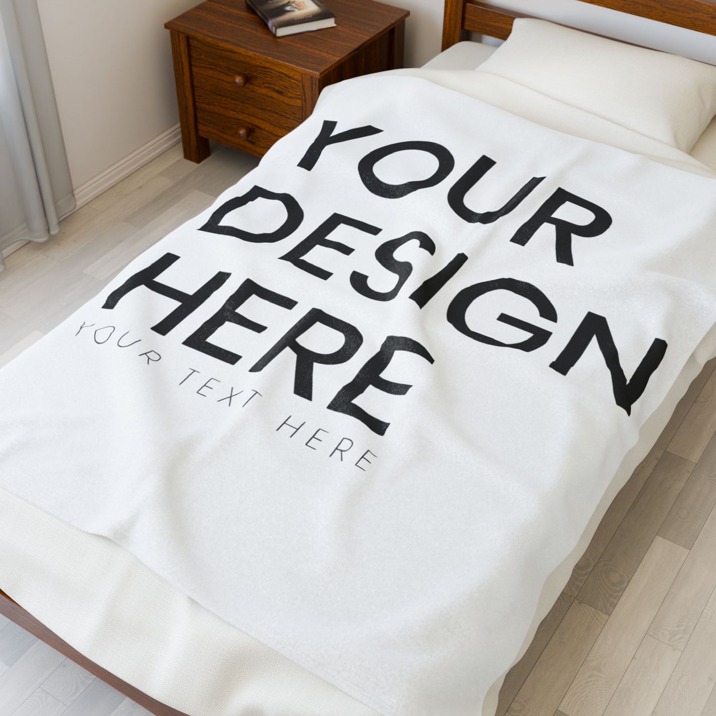 *Customizable Cozy Velveteen Plush Blanket | DO NOT CHECK OUT. EMAIL ME FIRST!! Rhythm & Drip All Over Prints Rhythm & Drip Apparel
