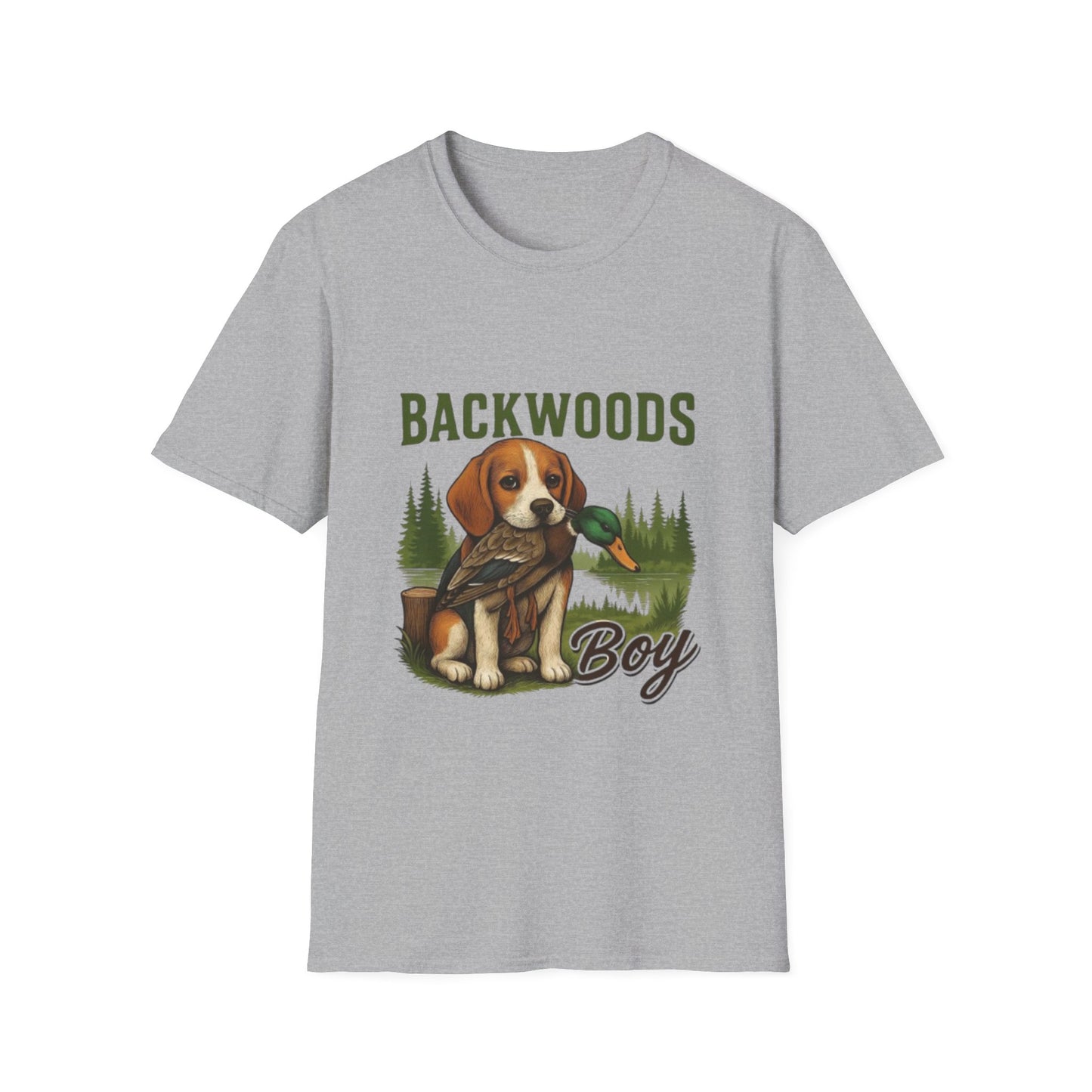 Backwoods Boy T-Shirt Sport Grey Printify T-Shirt Rhythm & Drip Apparel