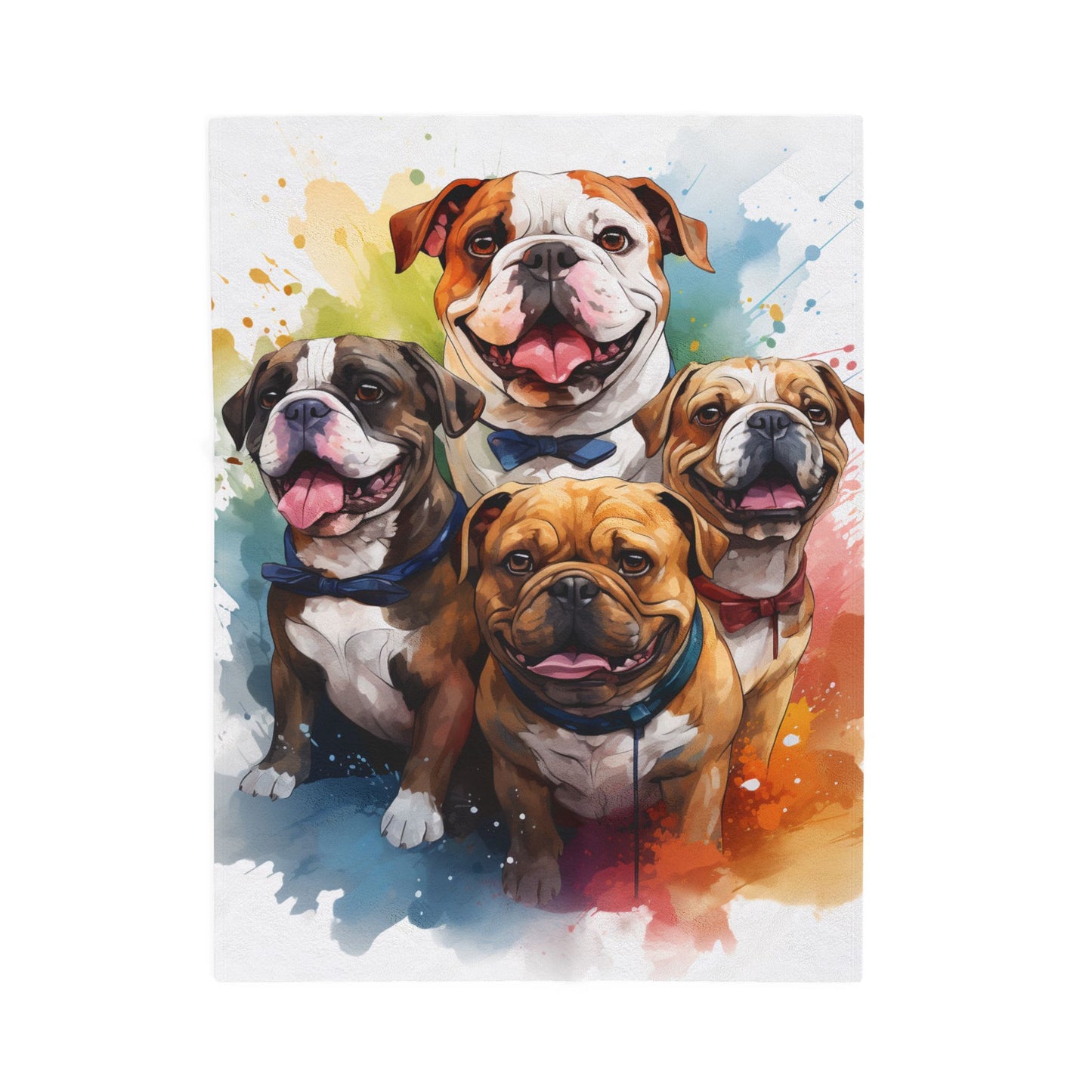 Dog- Dog Lover's Velveteen Plush Blanket, Cozy Home Décor for Pet Owners, Perfect Gift for Animal Lovers, Warm and Soft Throw, Unique Dog Art 30" × 40" Printify All Over Prints Rhythm & Drip Apparel