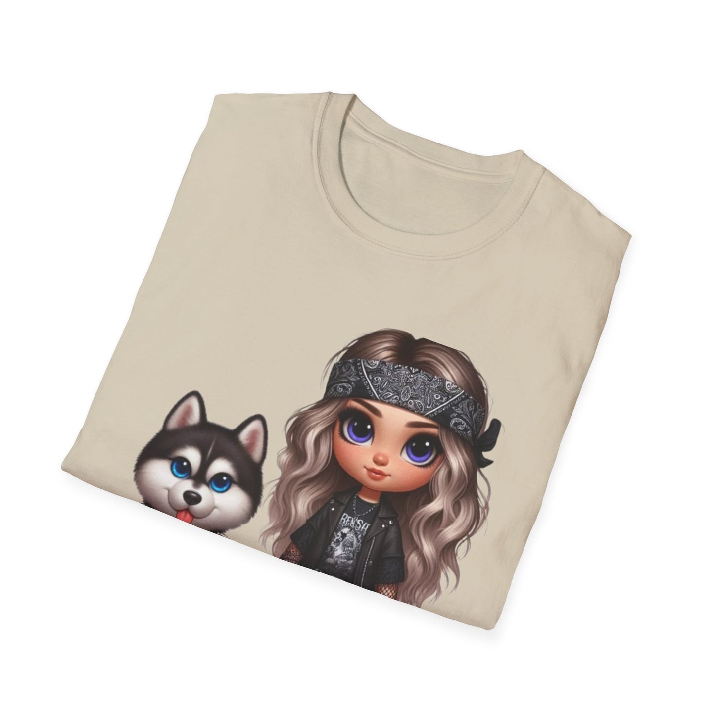 A Girl And Her Dog 3 T-Shirt Printify T-Shirt Rhythm & Drip Apparel